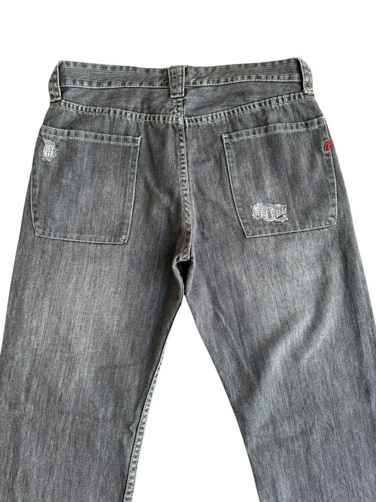 If Six Was Nine × Japanese Brand × Le Grande Bleu (L.G.B.) 🔥Vintage Distressed Y2k Fcuk Jeans Flare Size US 31 - 10 Thumbnail
