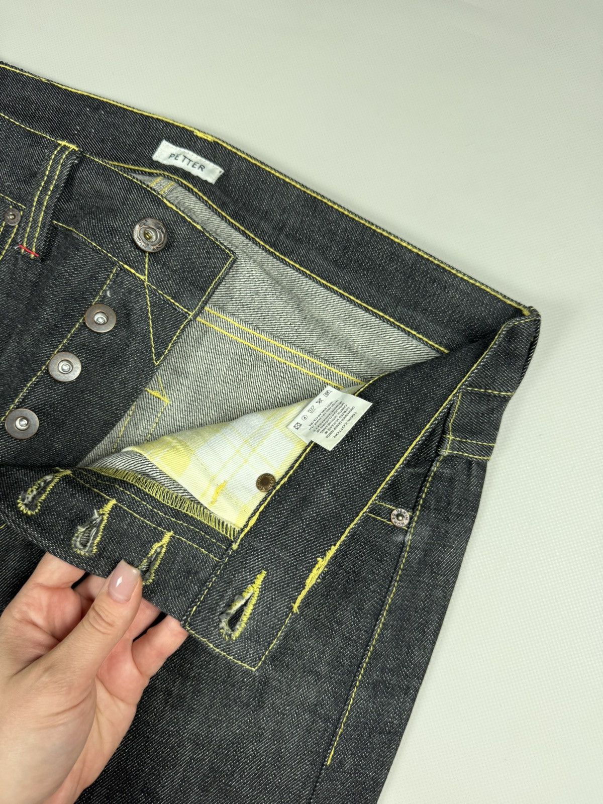 Denim Demon Denim Demon AAJJA PETTER Men’s Raw Selvedge Denim Jeans Size US 31 - 11 Thumbnail