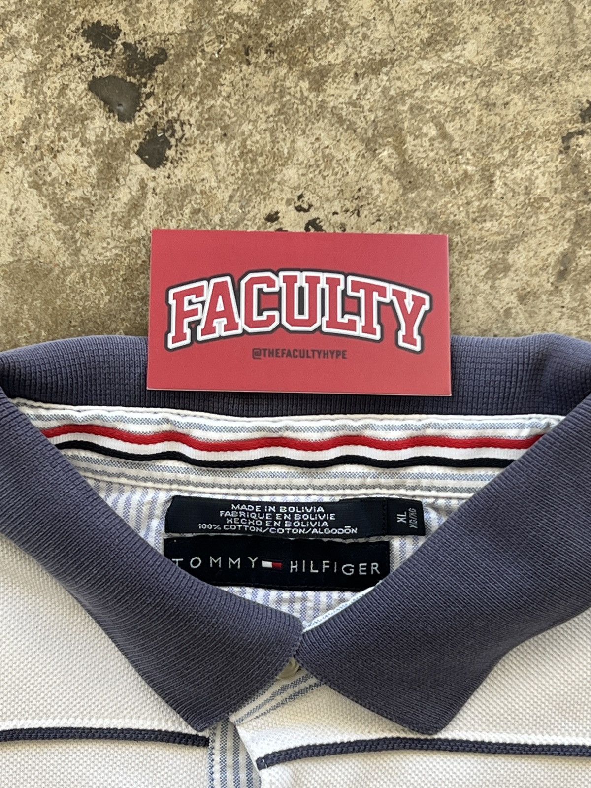 Tommy Hilfiger × Vintage Vintage Tommy Hilfiger Stripe Collared Shirt XL Size US XL / EU 56 / 4 - 3 Thumbnail