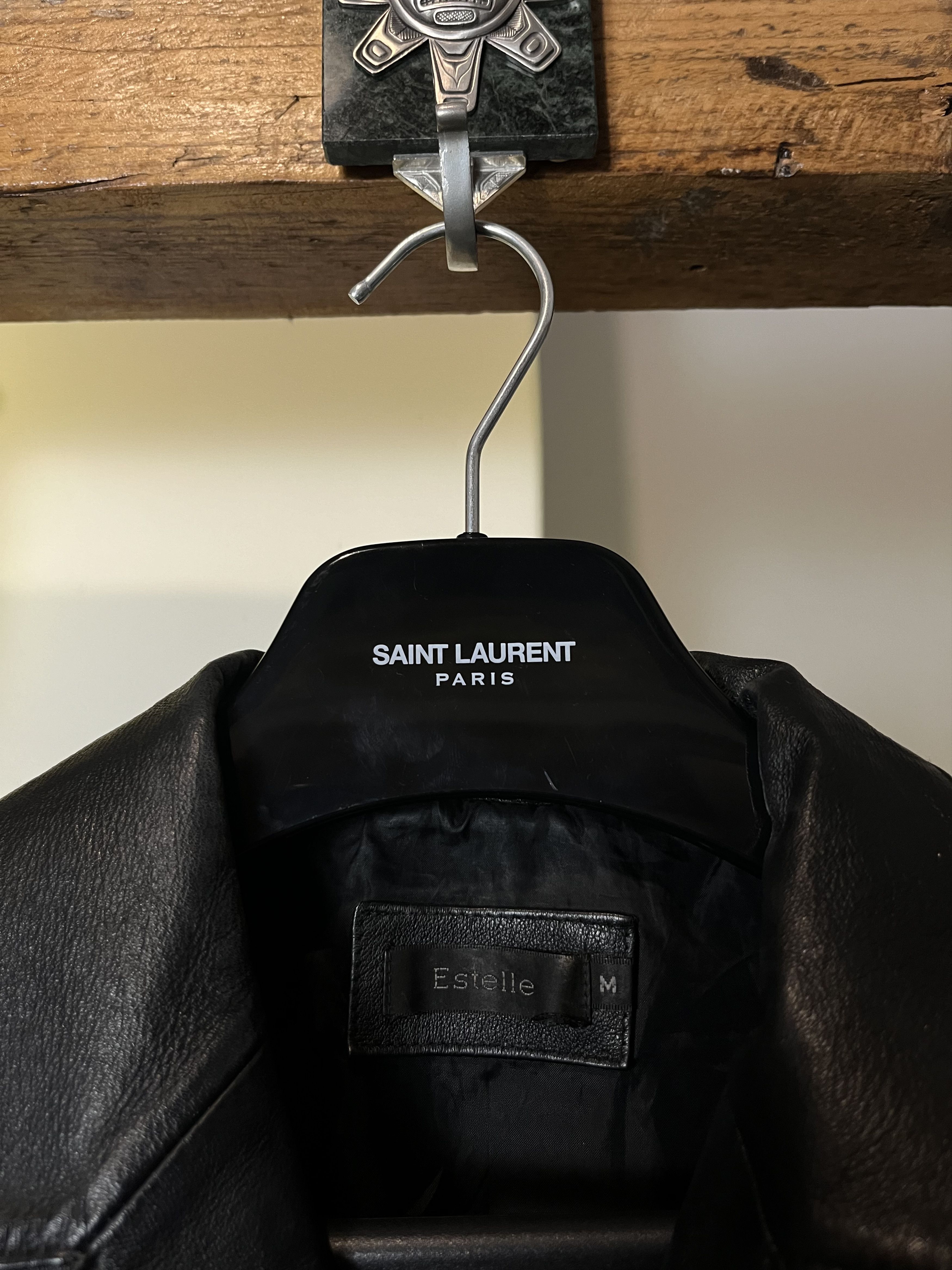 Genuine Leather × Vintage Vintage 90s Soft Real Leather Coat Size M / US 6-8 / IT 42-44 - 5 Thumbnail
