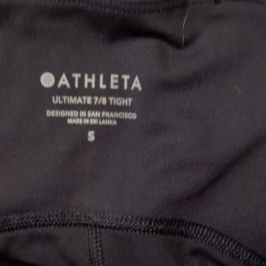 Athleta Athleta Dress Blue Ult Stash Pocket 7/8 Tight Size Small Size 26" / US 2 / IT 38 - 3 Thumbnail