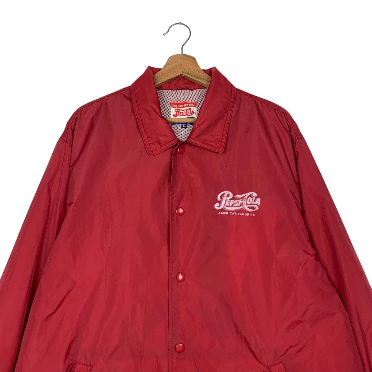 Pepsi Vintage PEPSI COLA Coach Jacket #2384-C107 Size US L / EU 52-54 / 3 - 2 Thumbnail