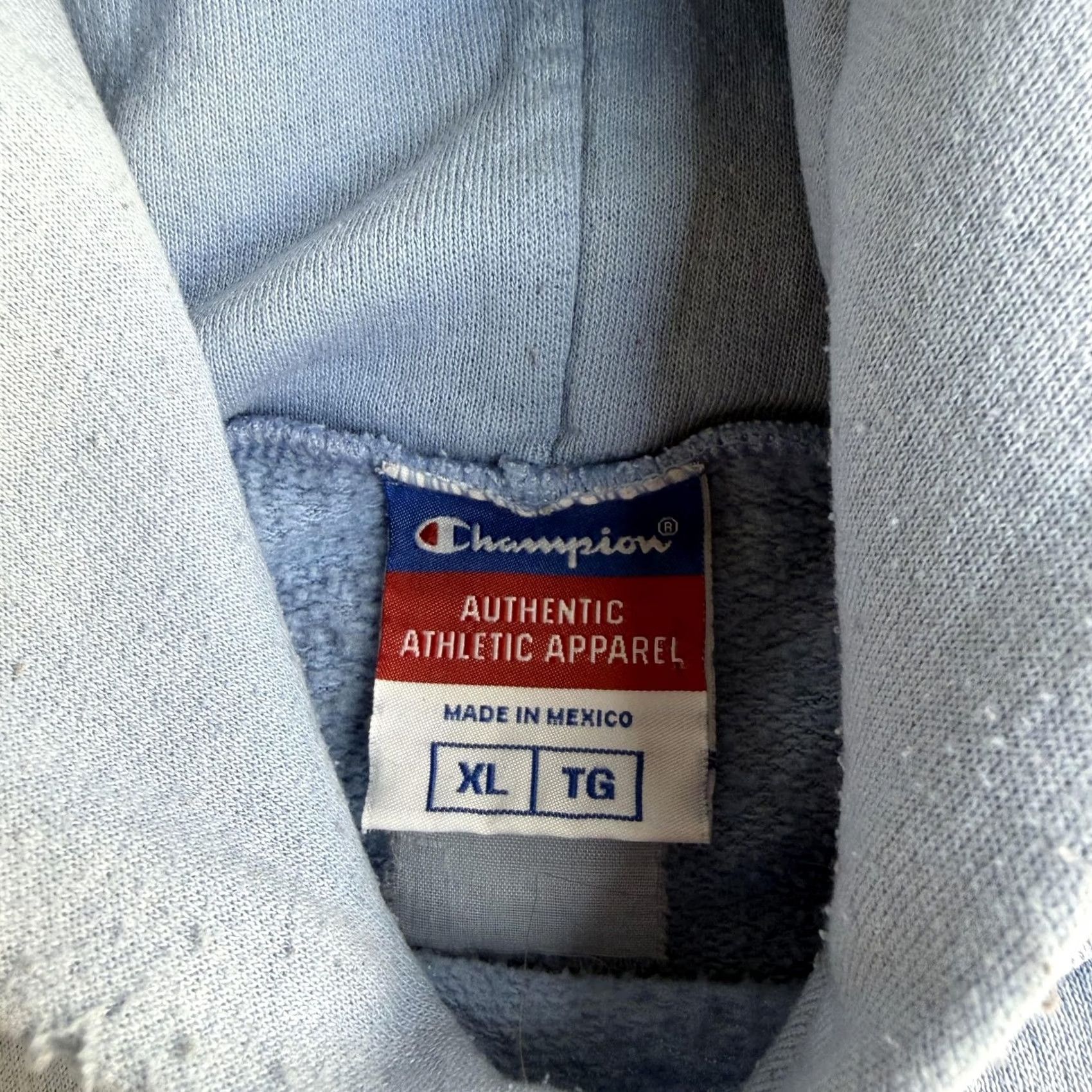Champion VINTAGE Champion Hoodie Mens XL Blue Fleece Mount St, Mary's Sweatshirt Size US XL / EU 56 / 4 - 6 Thumbnail