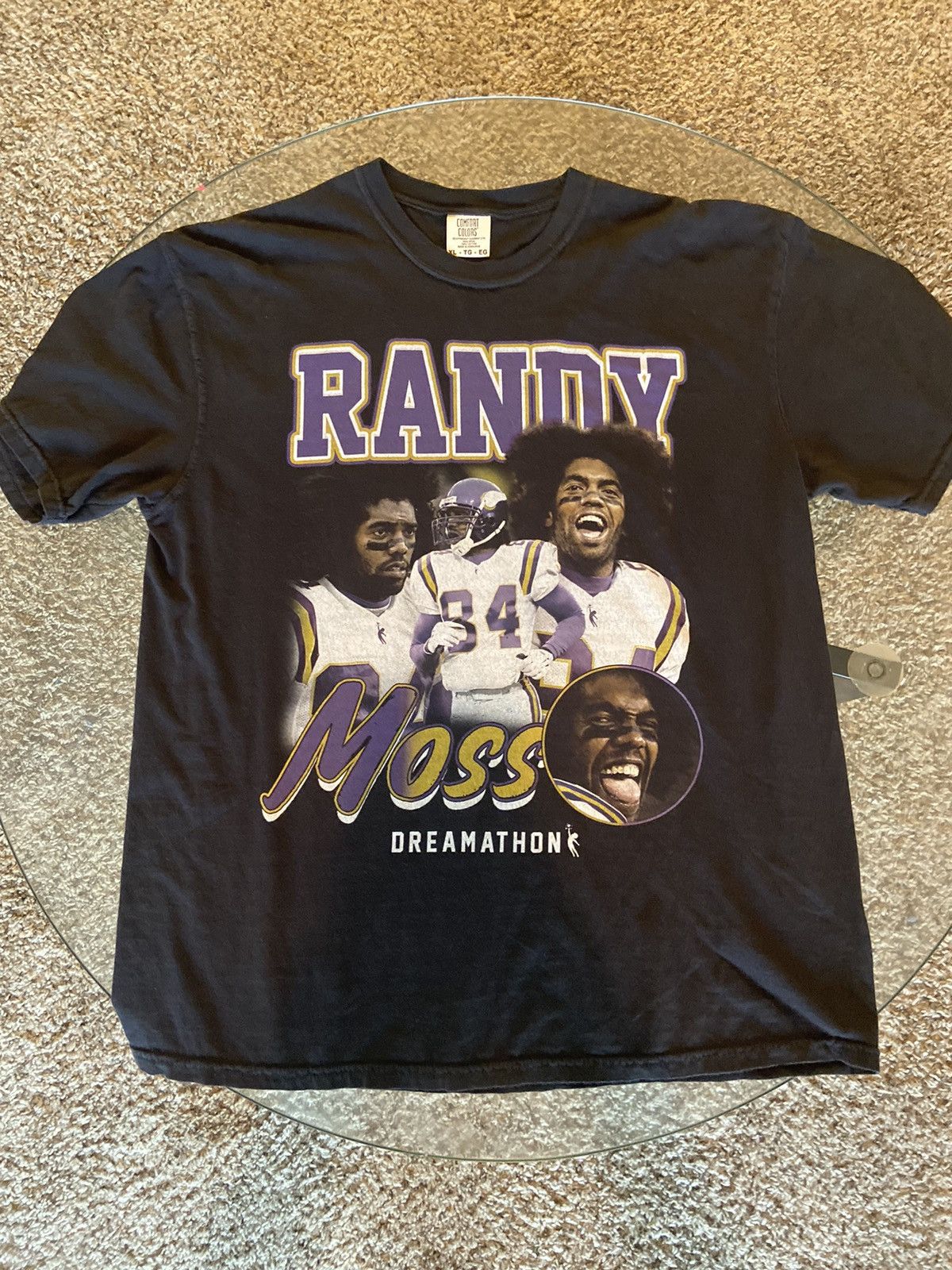 Comfort Colors Dreamathon Randy Moss Tribute Tee Size US XL / EU 56 / 4 - 3 Thumbnail