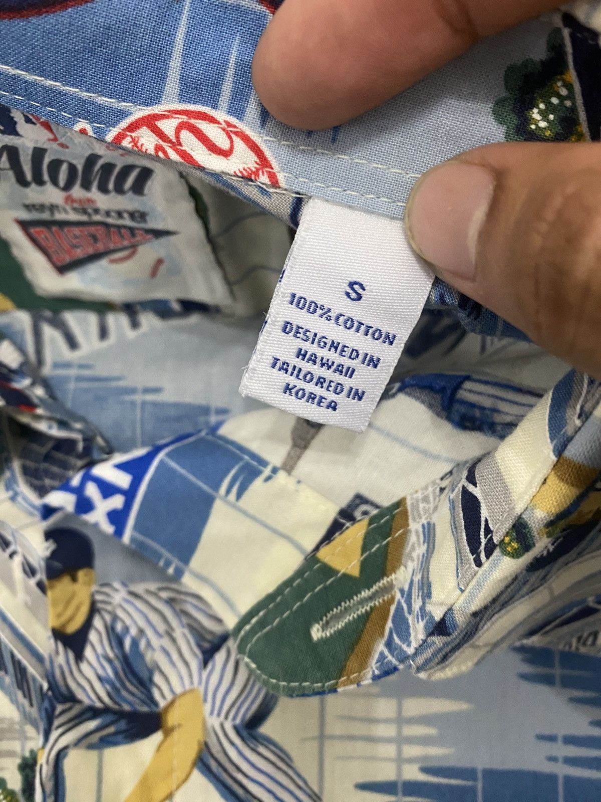 MLB × New York Yankees Rare Vtg New York Yankees Aloha Full Print Cotton Shirt Size US S / EU 44-46 / 1 - 11 Thumbnail