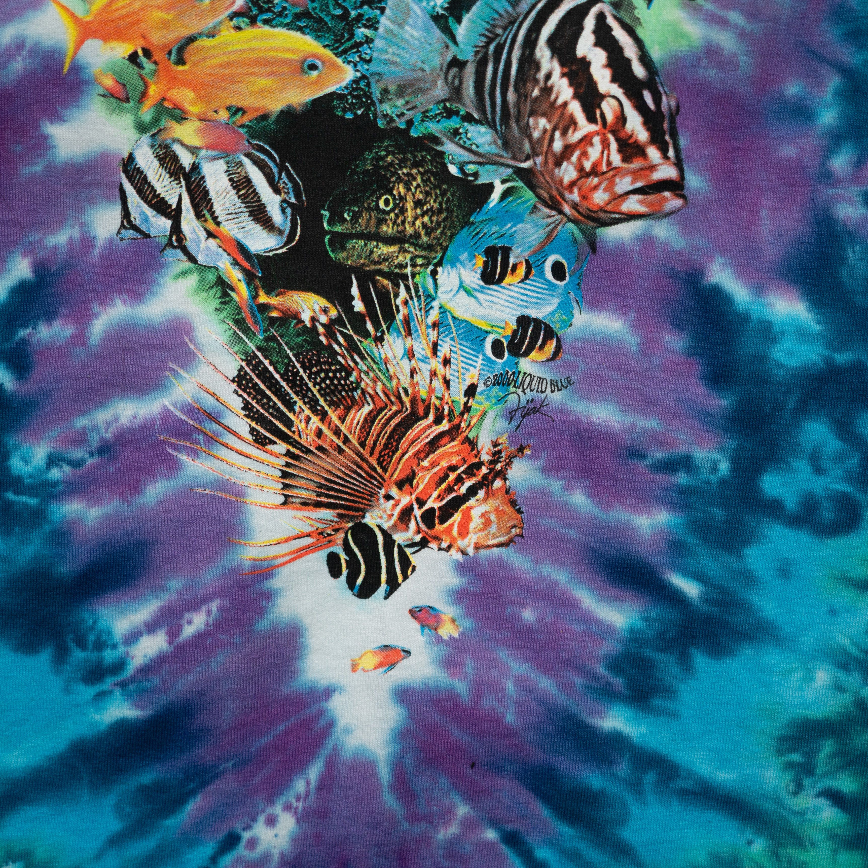 Liquid Blue × Vintage Vintage Liquid Blue Oceanic Wildlife Deadstock T-Shirt L Size US L / EU 52-54 / 3 - 3 Thumbnail