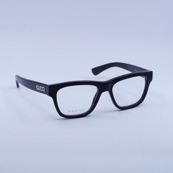 Gucci Gucci GG1795O 001 Eyeglasses Shiny Black 52mm Square Frame Size ONE SIZE - 3 Thumbnail
