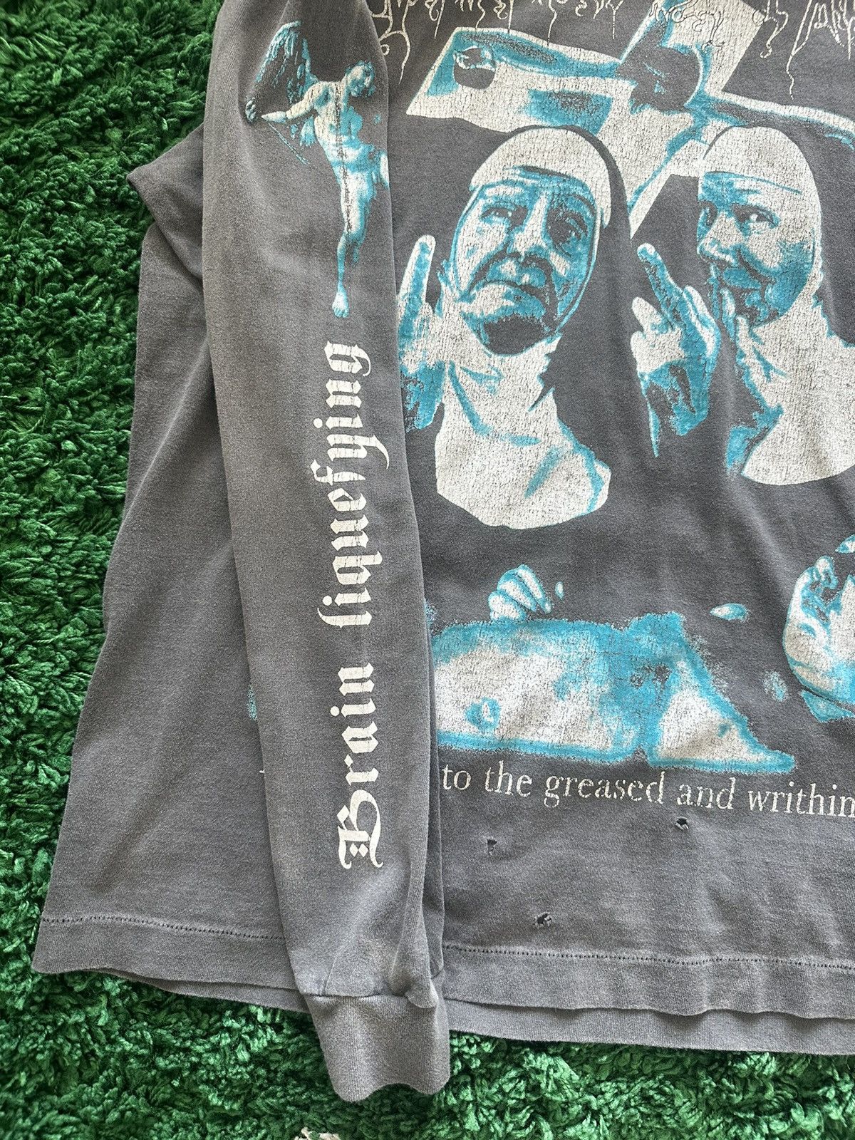 Saint Michael Saint Michael’s VISION OF FAITH Long Sleeve T Shirt Size US L / EU 52-54 / 3 - 7 Thumbnail