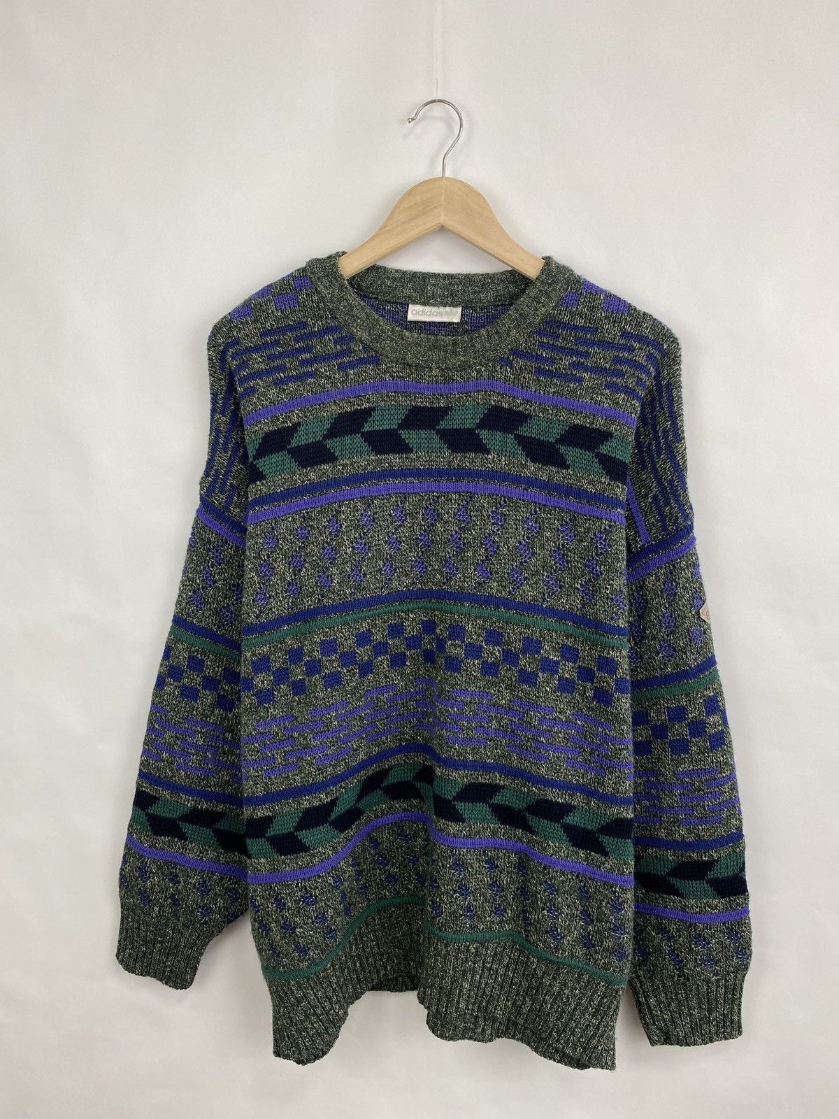 Adidas 🇺🇸 Vintage 90s Y2K Adidas Sweaters Retro balenciaga Style Size US XL / EU 56 / 4 - 3 Thumbnail