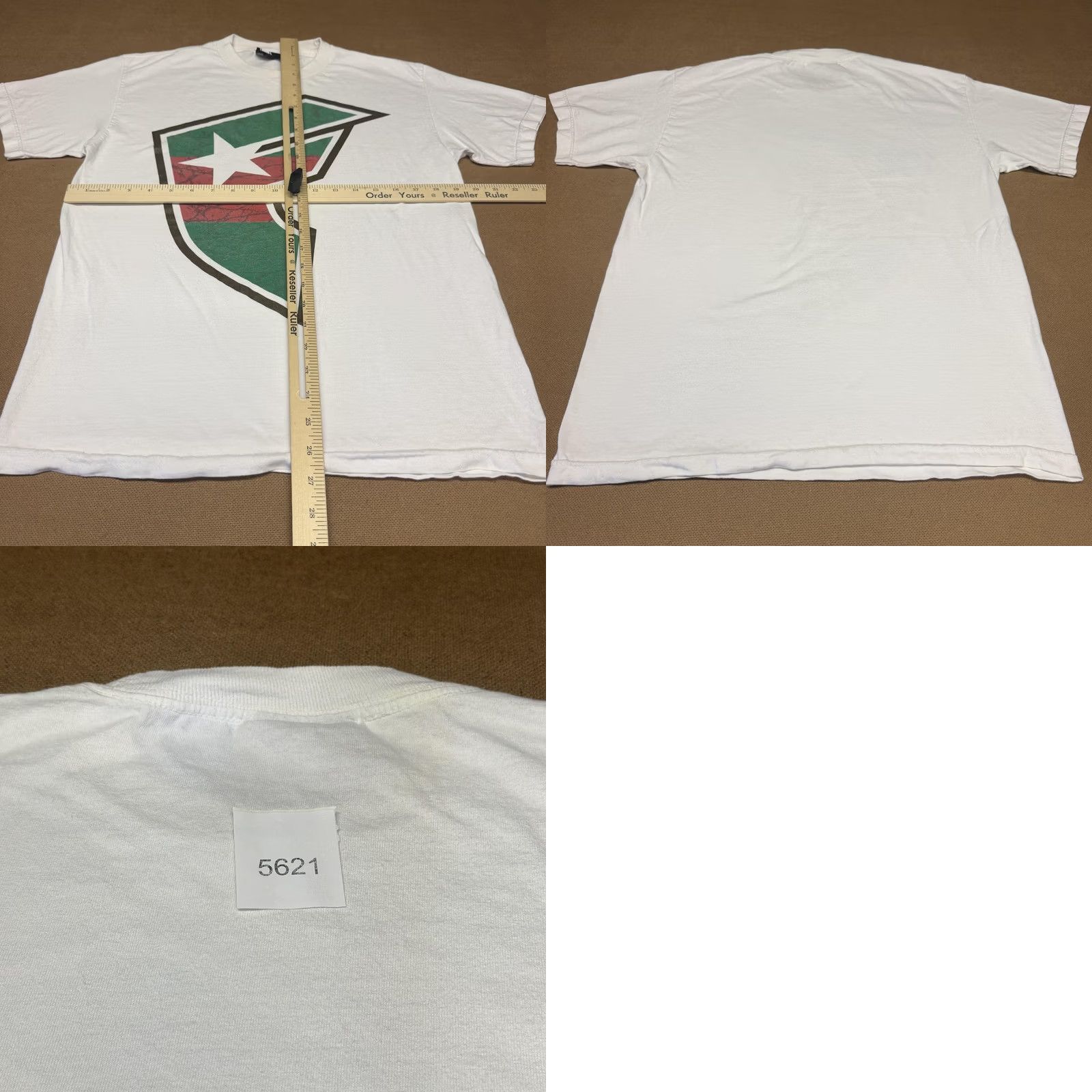 Logo 7 Famous Stars & Straps Shirt Mens Medium White Logo Graphic Tee Size US M / EU 48-50 / 2 - 8 Thumbnail