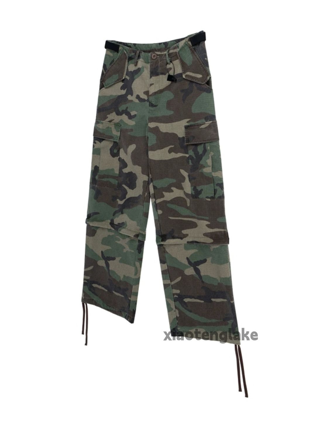 Designer × Japanese Brand × Vintage utility military loose baggy skate hiphop cargo pants Size US 36 / EU 52 - 2 Thumbnail