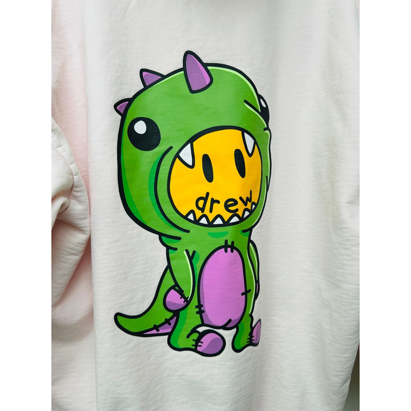 Drew House Zip Hoodie Light Pink Men