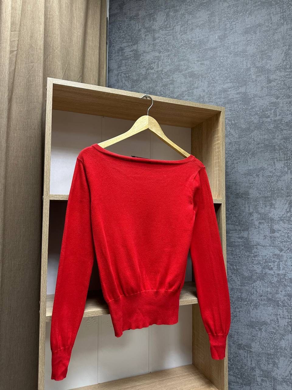 Polo Ralph Lauren × Vintage Vintage Polo Ralph Lauren Big Logo Red Sweater Size M / US 6-8 / IT 42-44 - 11 Thumbnail
