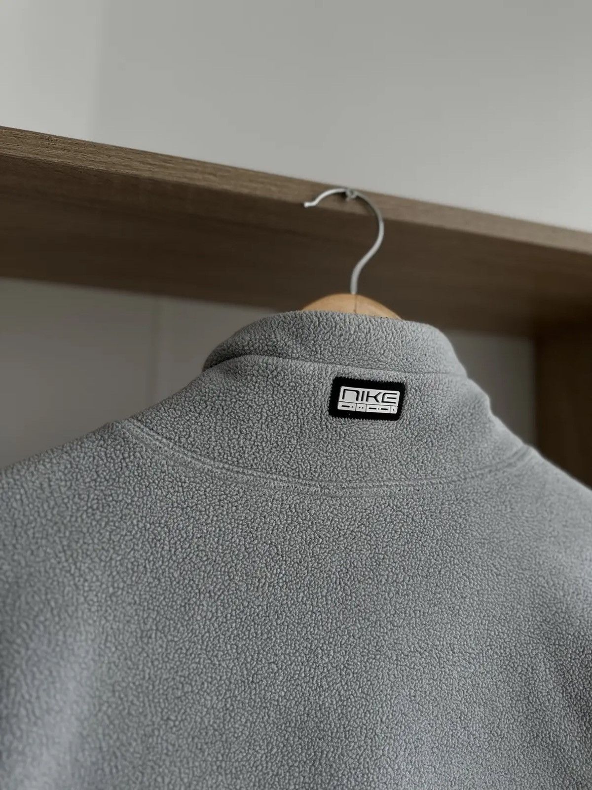 Nike × Nike ACG × Vintage Vintage Nike Full Zip Grey Big Logo Fleece Jacket Size US M / EU 48-50 / 2 - 11 Thumbnail