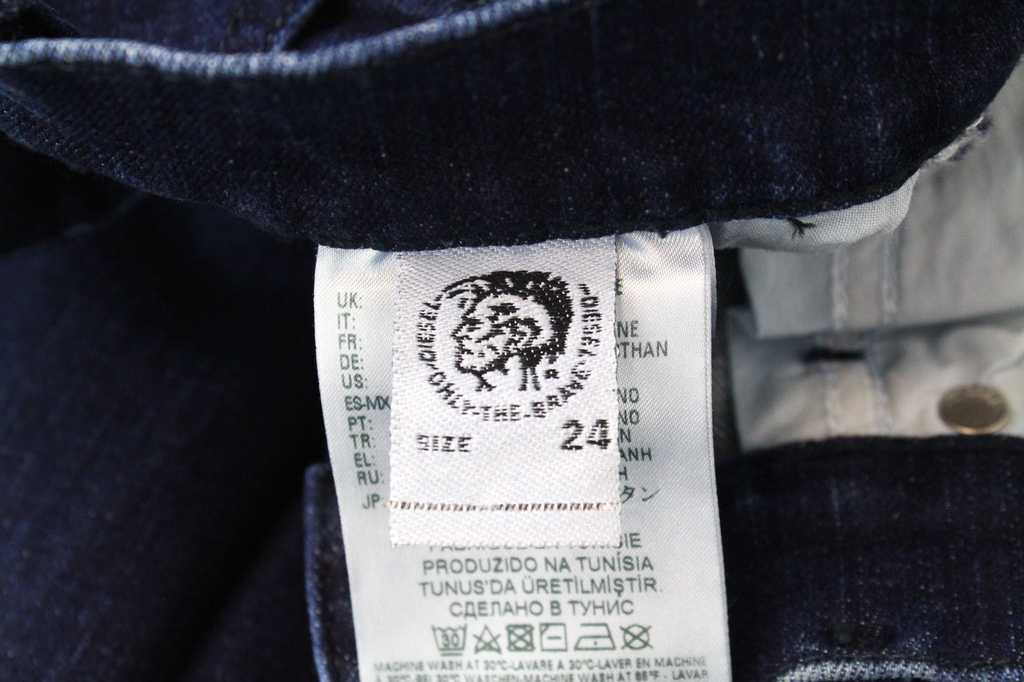 Diesel NICLAH 084CG W24/L32 Blue Stretch Jeans 71395 Size 24" / US 00 / IT 34 - 7 Thumbnail