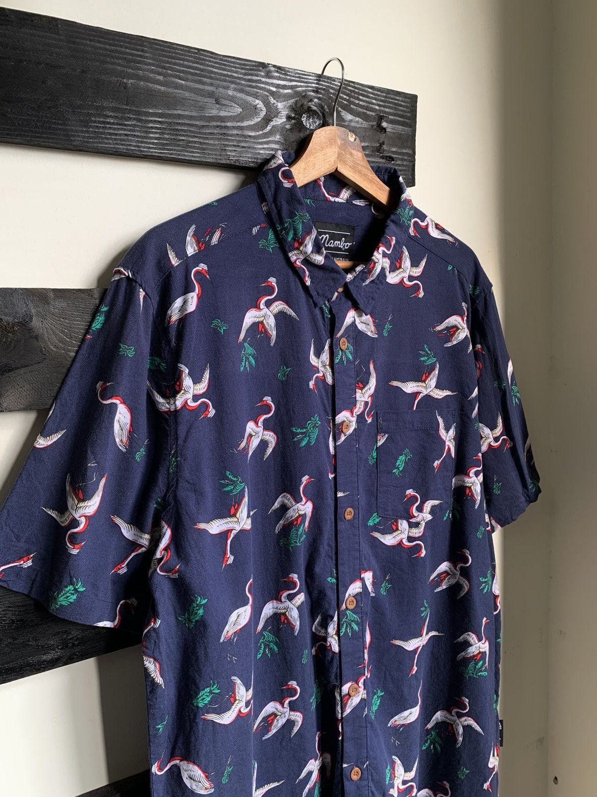 Mambo × Vintage Mambo Loud Mangoose Hawaiian Shirt Size US L / EU 52-54 / 3 - 3 Thumbnail
