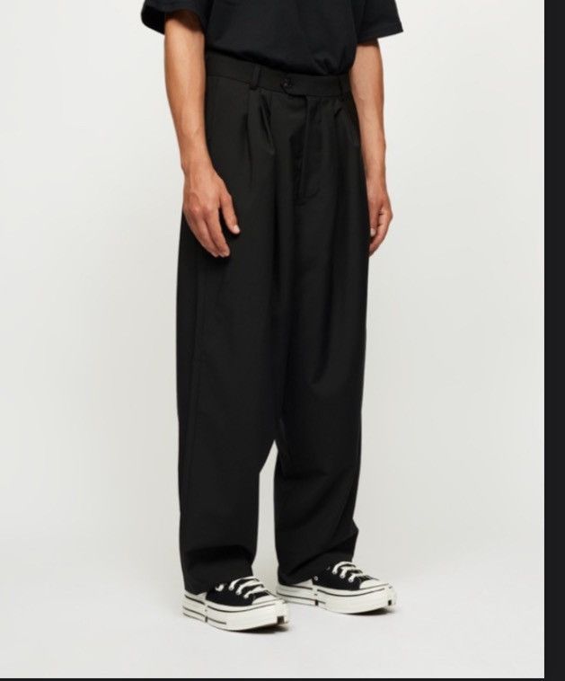 Lownn Lownn Wide Pleated Wool Trousers size 52 | Grailed