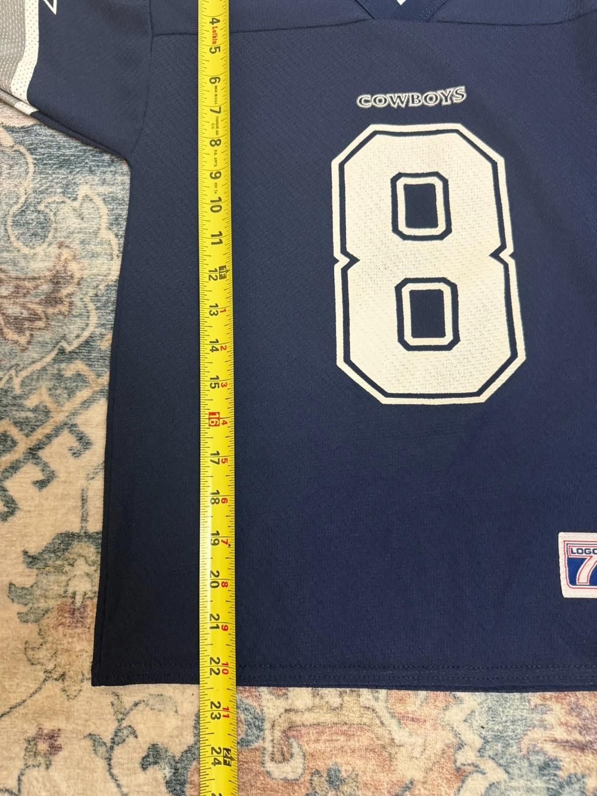 Other Dallas Cowboys Kids Troy Aikman Logo 7 Jersey M Size ONE SIZE - 9 Thumbnail