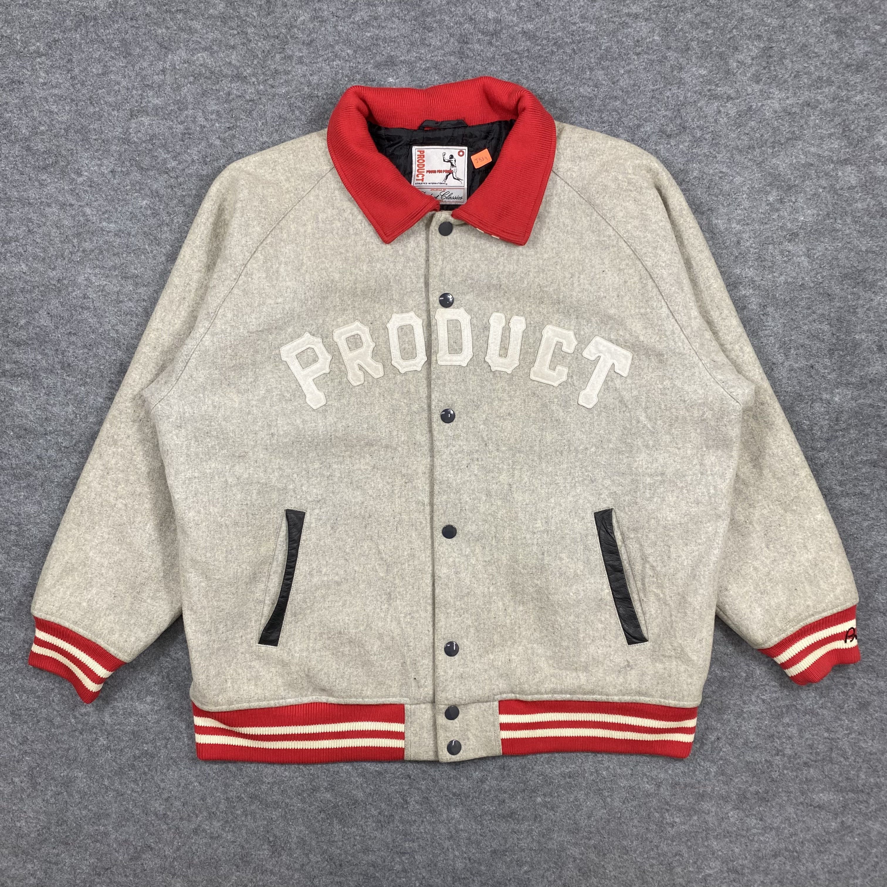 Japanese Brand VTG Product Classics Japan "Pound for Pound Wool Varsity Size US XL / EU 56 / 4 - 1 Thumbnail