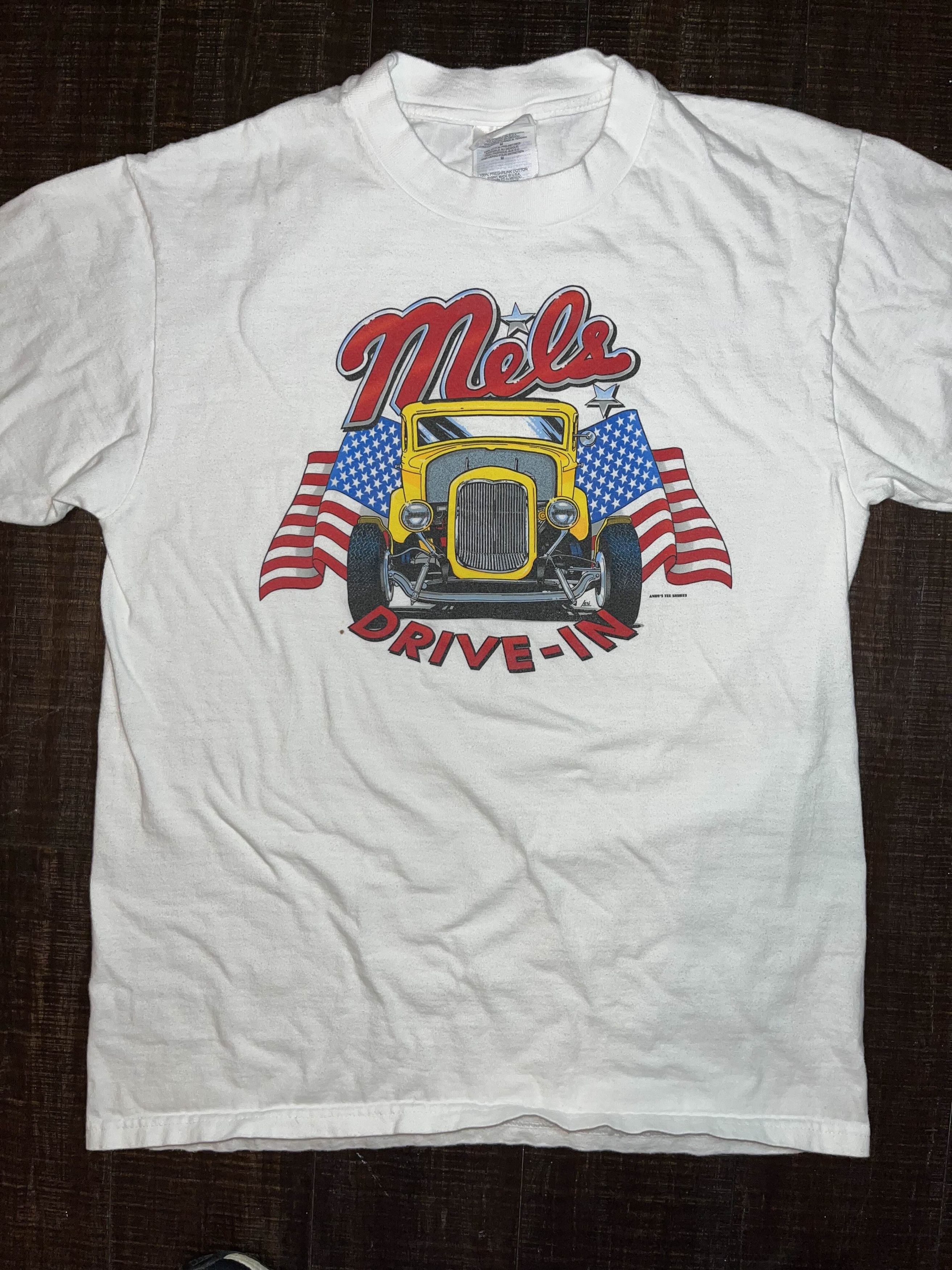 Vintage Vintage Y2K Mels Drive-In San Francisco Shirt Size US M / EU 48-50 / 2 - 2 Thumbnail
