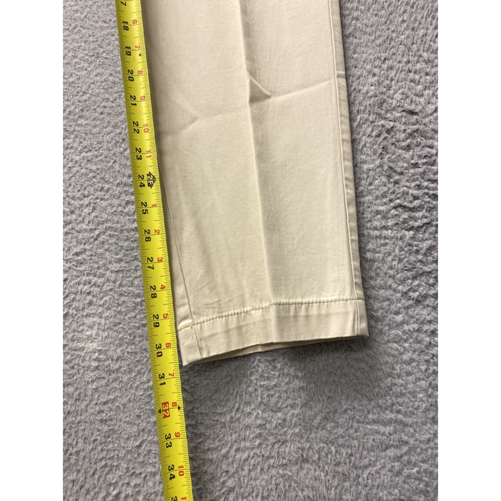 Tommy Hilfiger Tommy Hilfiger Chino Pants Dress Pants 36x30 Mens Modern Beige Regular Inseam 30 Beige City Wedding Preppy Stretch Size US 36 / EU 52 - 4 Thumbnail
