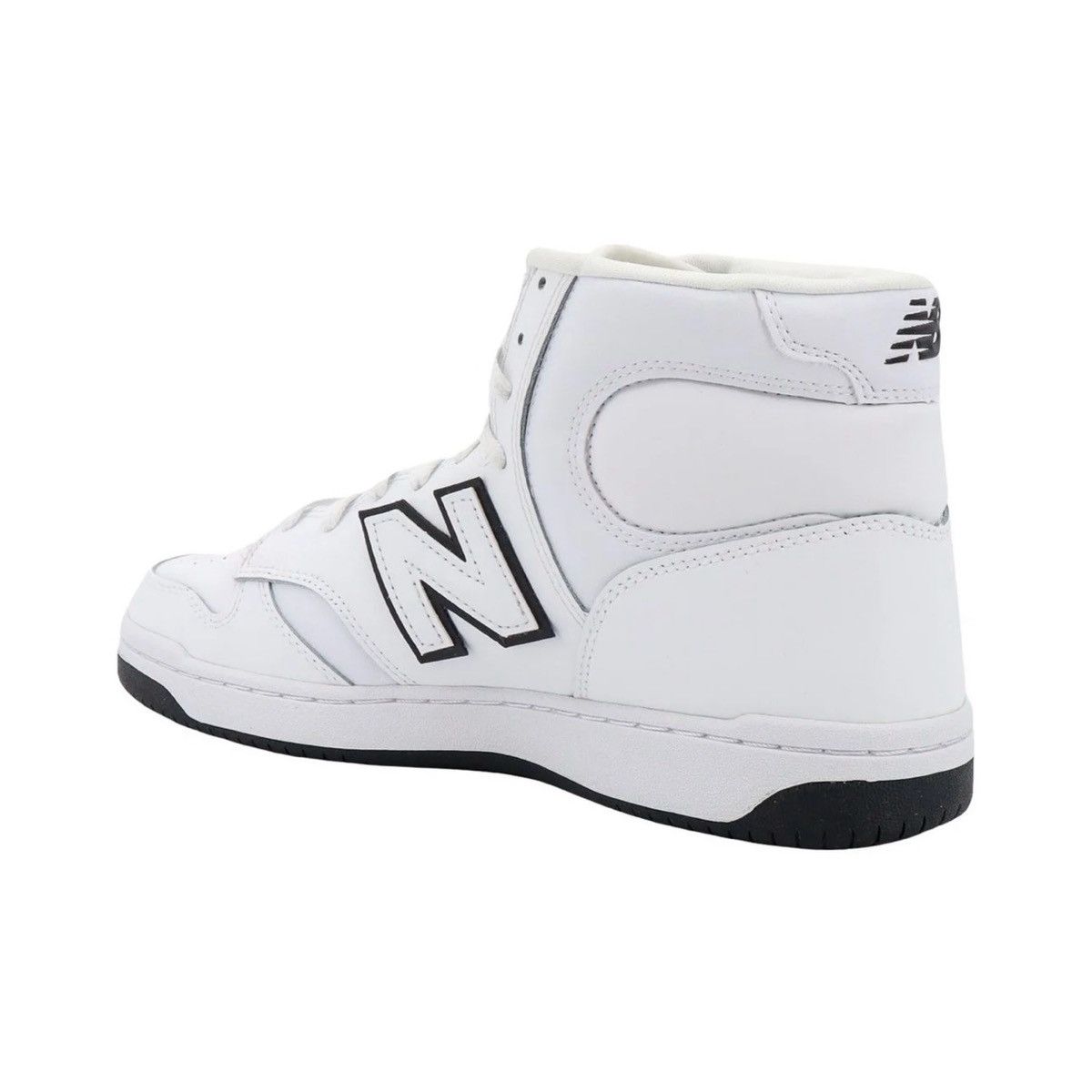 New Balance New Balance 480 White Black High Top Basketball Sneakers Size US 11 / EU 44 - 6 Thumbnail