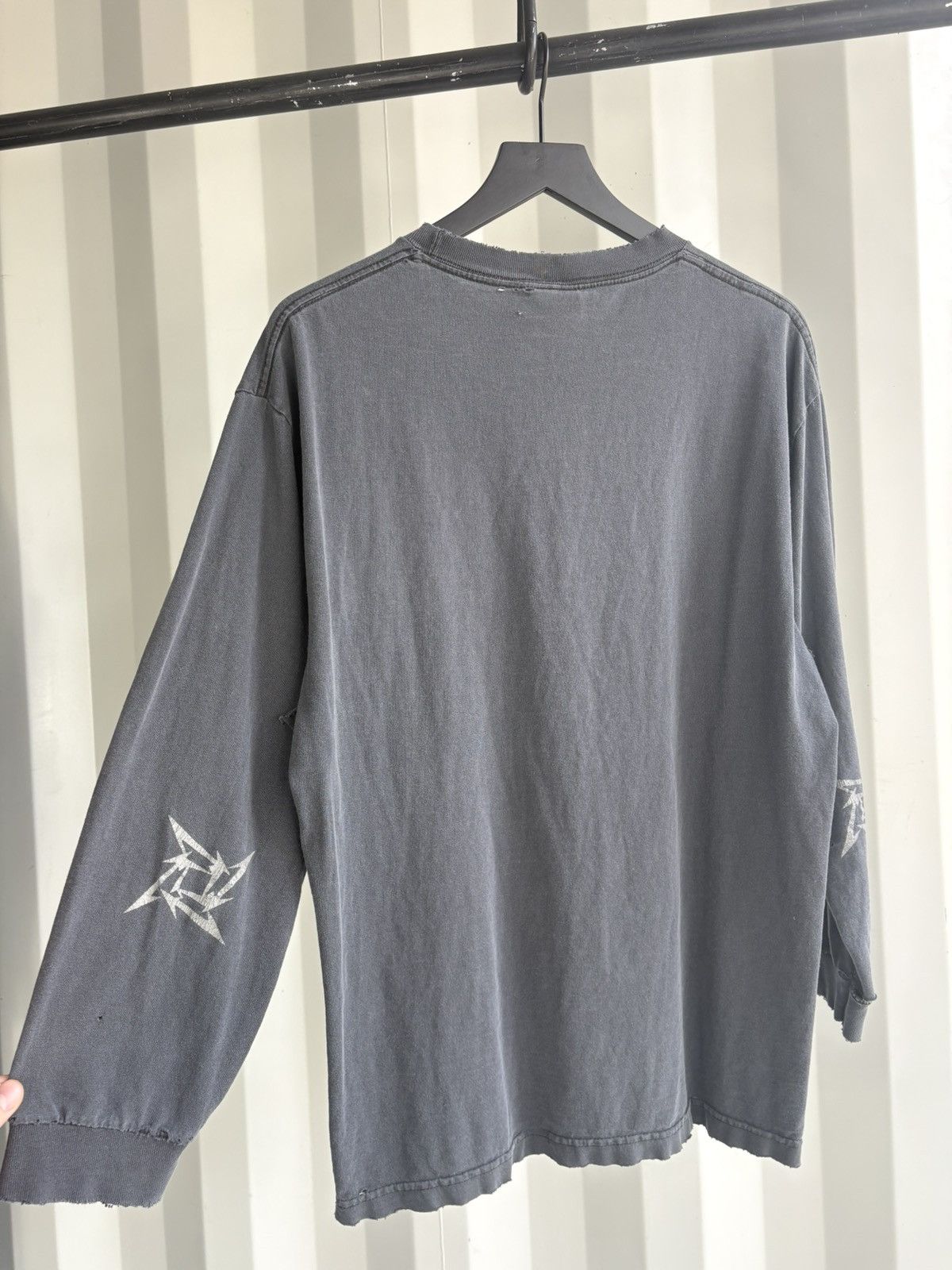 Band Tees Thrashed Metallica Sun Faded Distressed ERD GRUNGE WCC Size US L / EU 52-54 / 3 - 5 Thumbnail