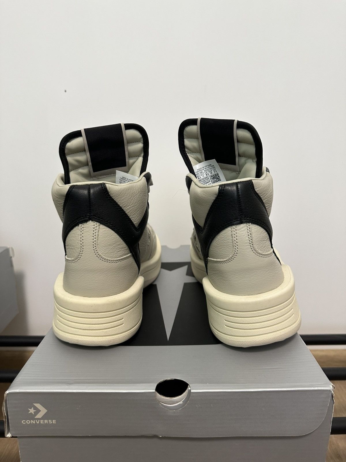 Converse × Rick Owens Drkshdw Rick Owens DRKSHDW x Converse TURBOWPN — Size 43 EU Size US 10 / EU 43 - 4 Thumbnail