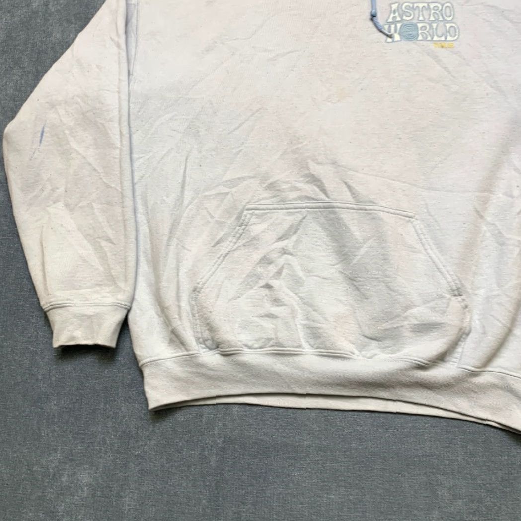 Hereu VINTAGE Astroworld Wish You Were Here Tour Staff Hoodie Mens XL Blue Fleece Lined Casual Size US XL / EU 56 / 4 - 3 Thumbnail