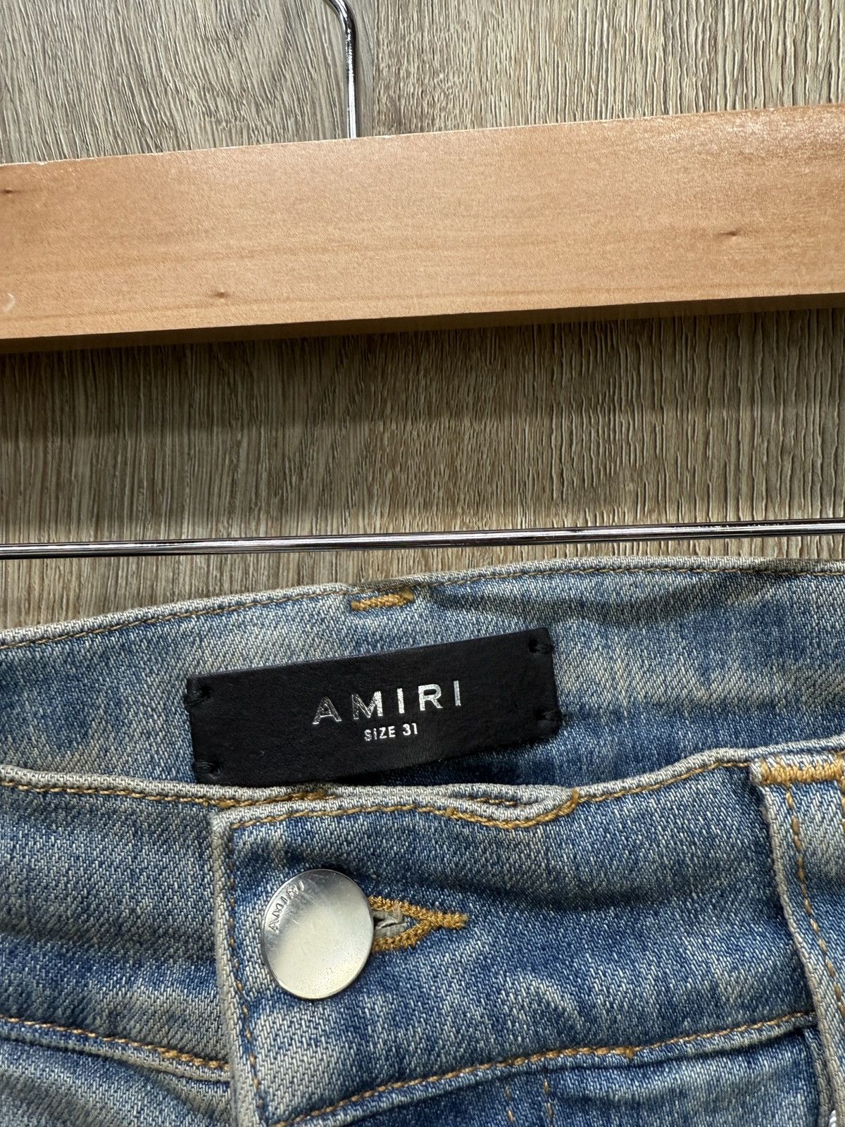 Amiri Mike Amiri Paint Crystals Jeans Size US 31 - 5 Thumbnail