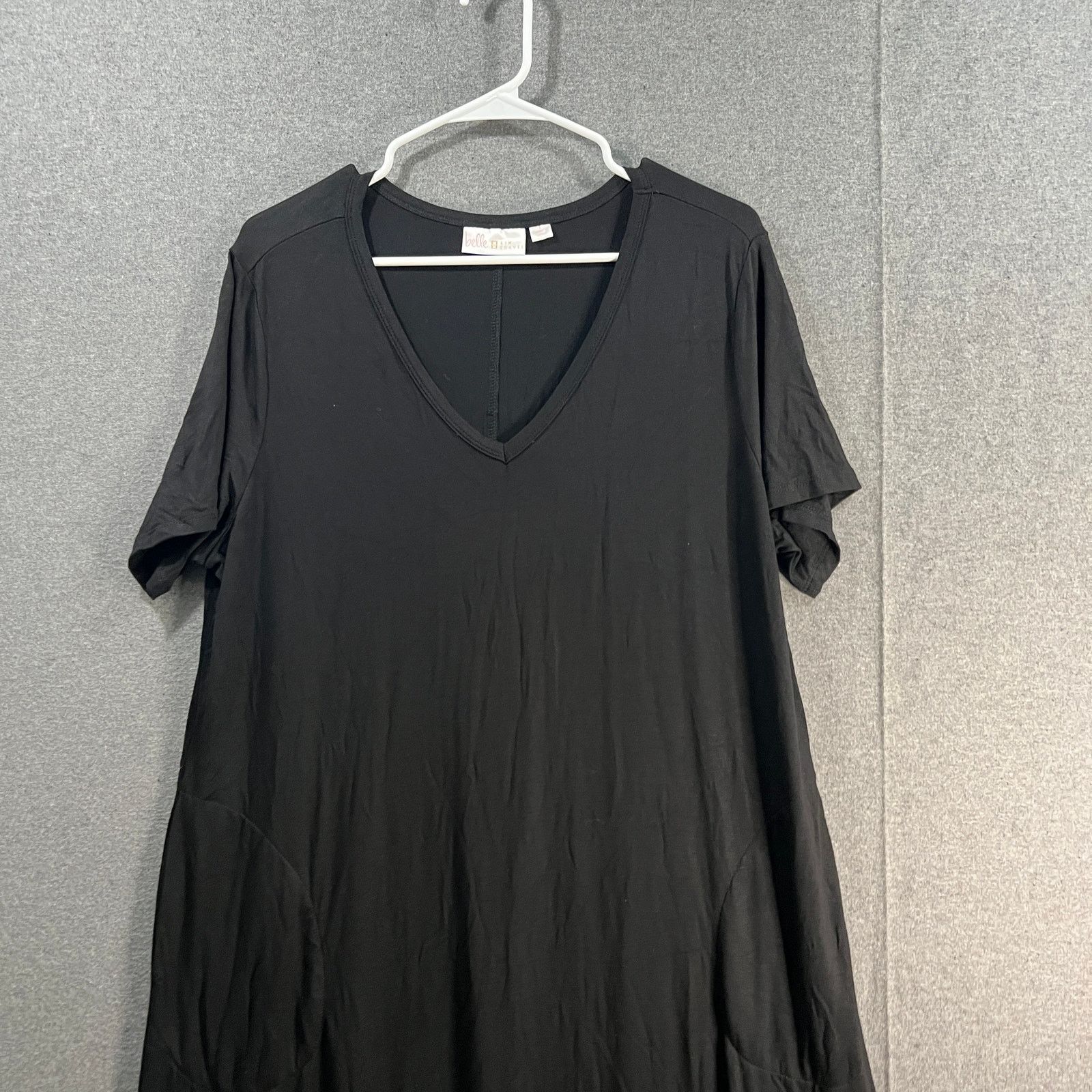Other Belle by Kim Gravel Regular Print or Solid V-Neck Max Size L / US 10 / IT 46 - 4 Thumbnail