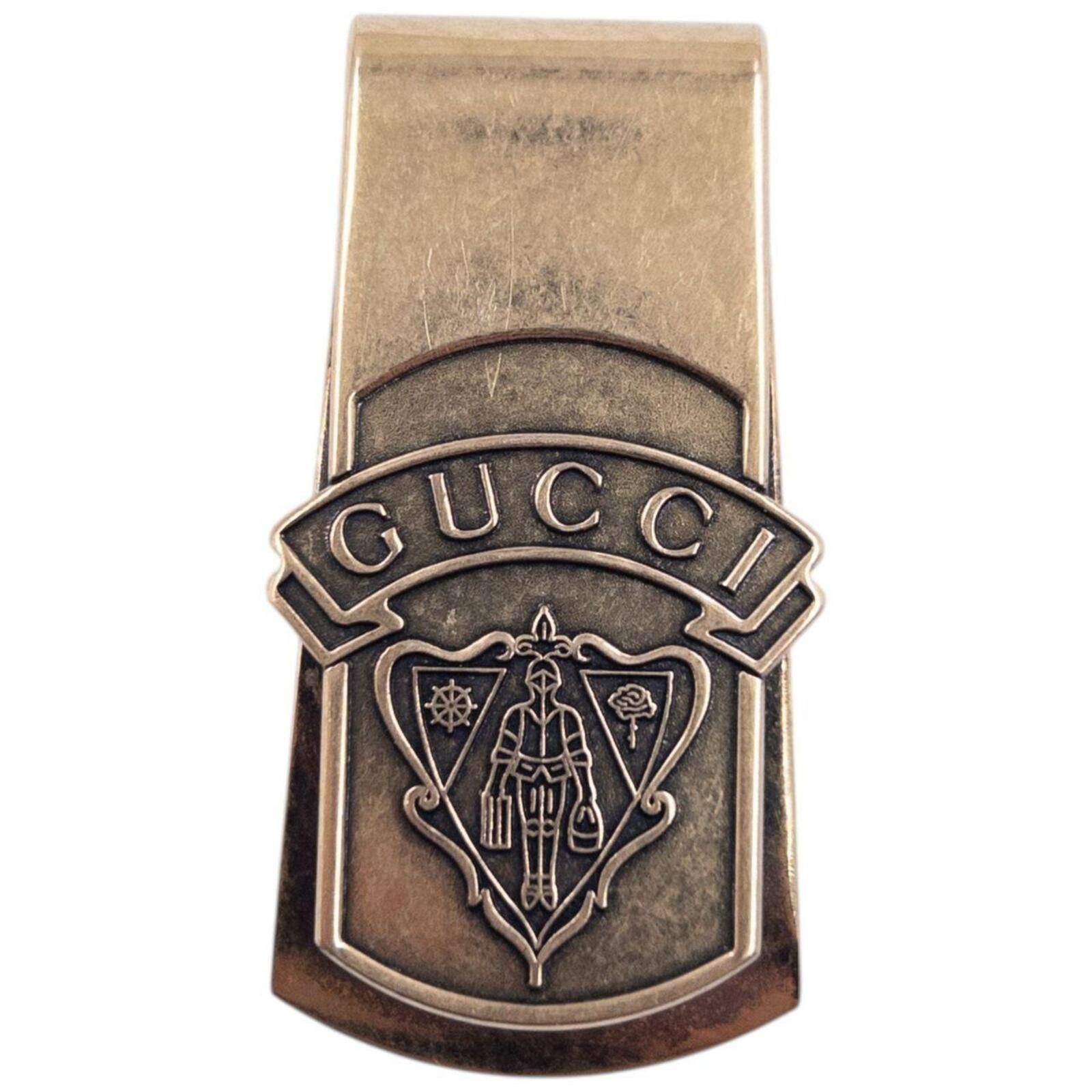 Gucci Vintage 2000s Gucci Gold Embossed Money Clip Size ONE SIZE - 2 Thumbnail