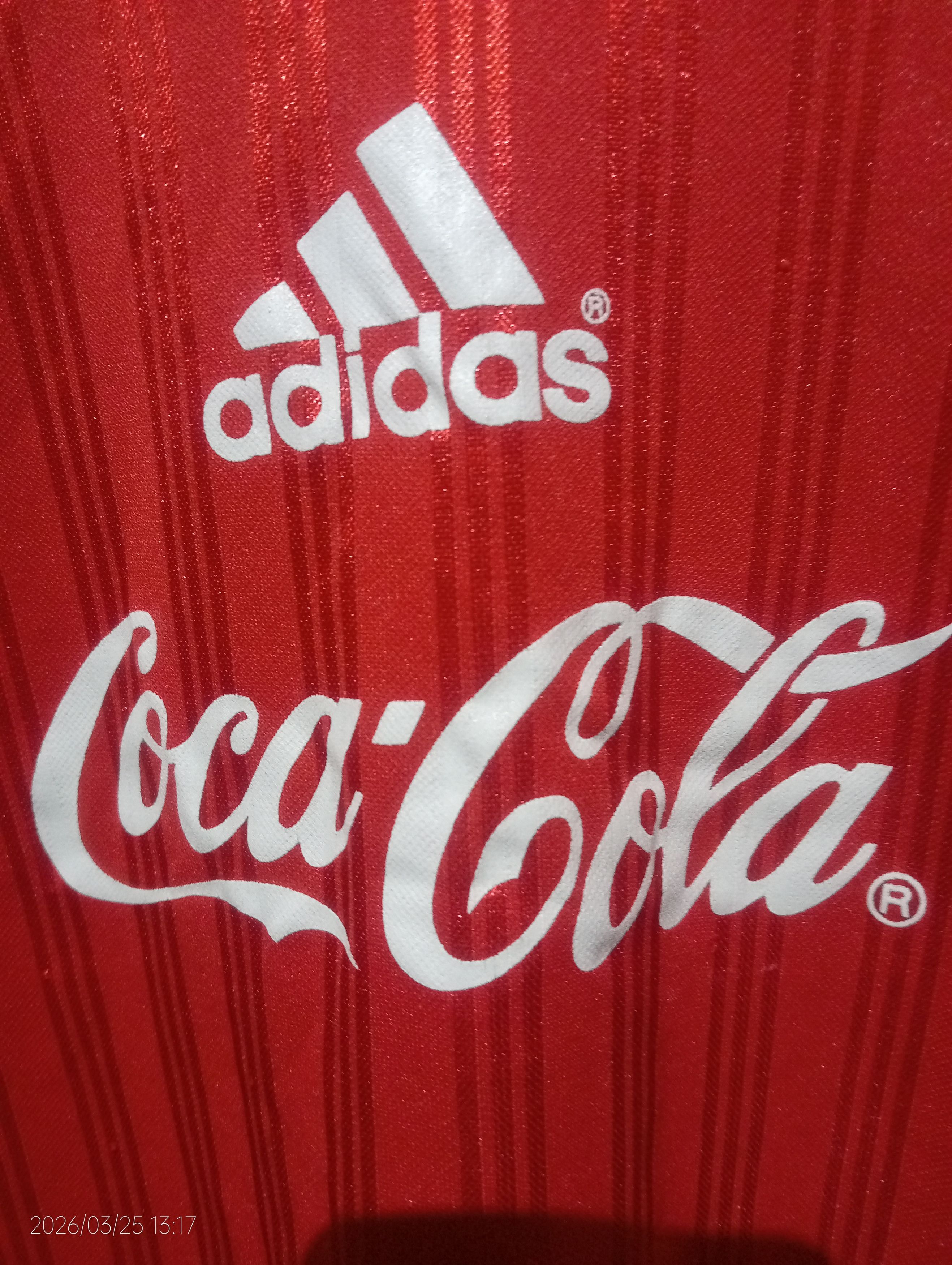 Coca Cola Vintage '90s Adidas X Coca Cola Fifa World Cup Jersey Size US L / EU 52-54 / 3 - 6 Thumbnail