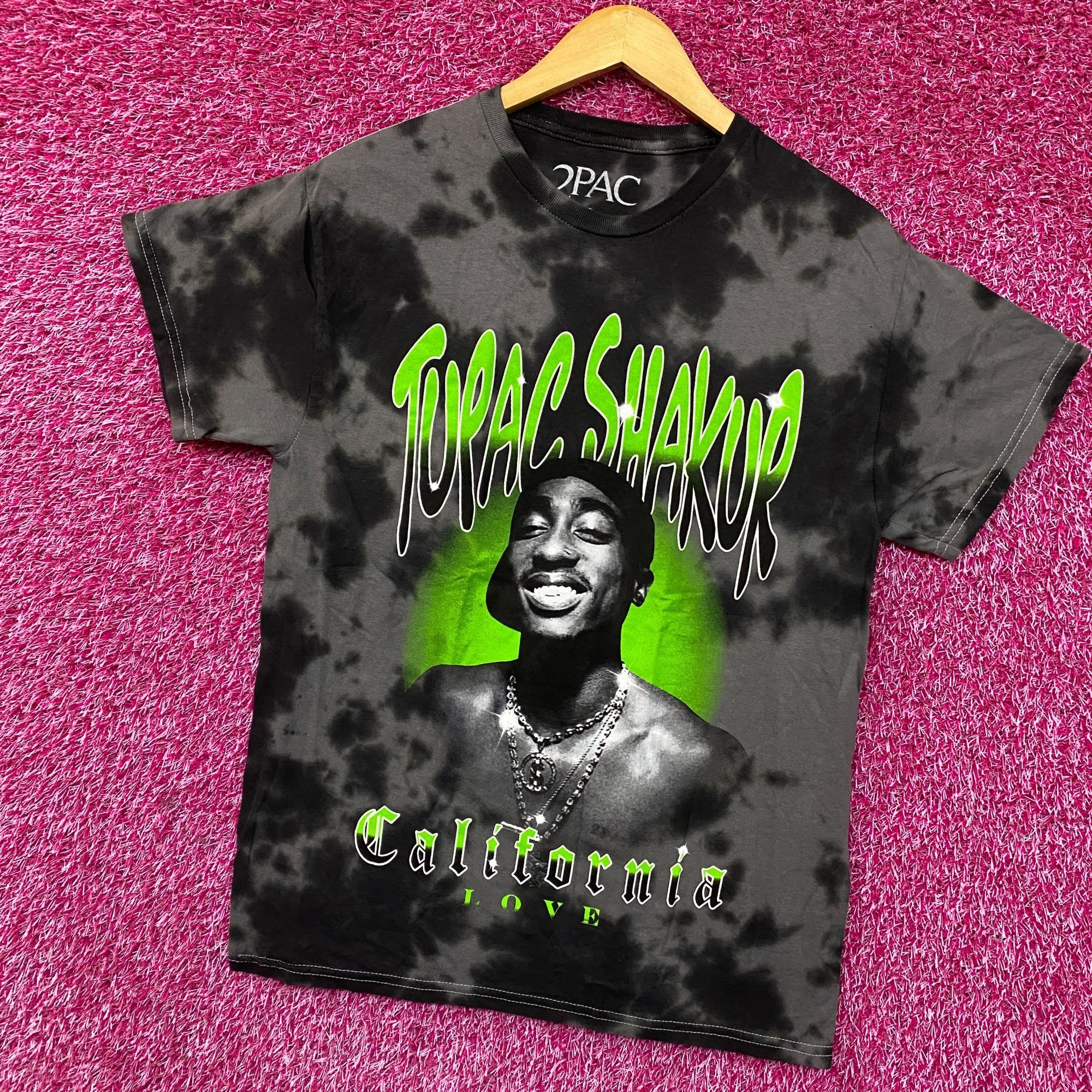 Rap Tees 2Pac Tupac Shakur California Love Hip-Hop Tie-Dye T-Shirt Sm Size US S / EU 44-46 / 1 - 3 Thumbnail
