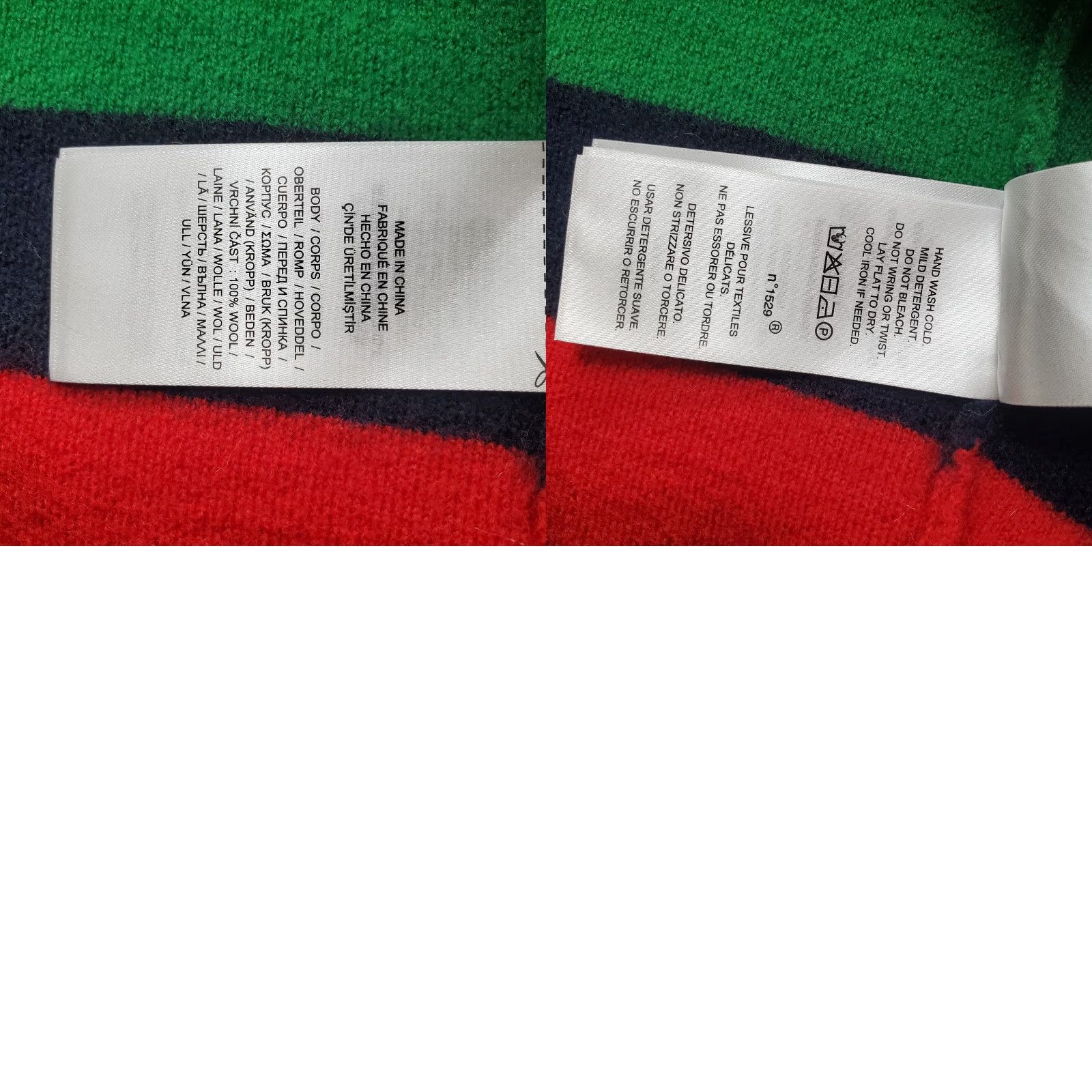 Ralph Lauren Lauren Ralph Lauren Cardigan Womens XS Multi Striped Wool Oversized Open Drape Size XS / US 0-2 / IT 36-38 - 8 Thumbnail