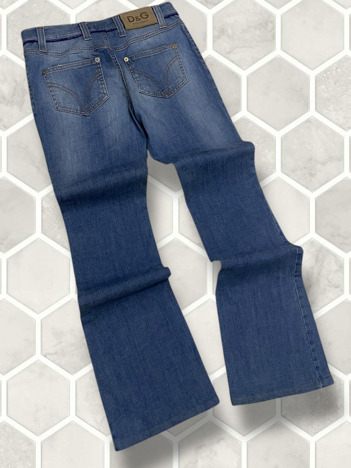 Dolce & Gabbana Vintate Authentic Designer Dolce & Gabbana Flared Denim Size US 28 / EU 44 - 12 Thumbnail