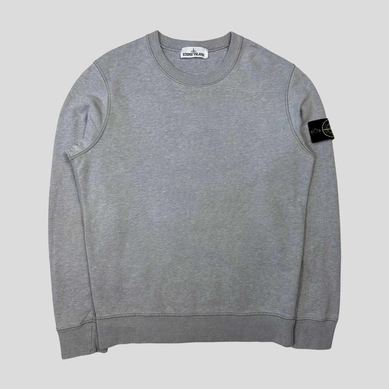 image of Stone Island Grey Crewneck - S/m, Men's (Size Small)