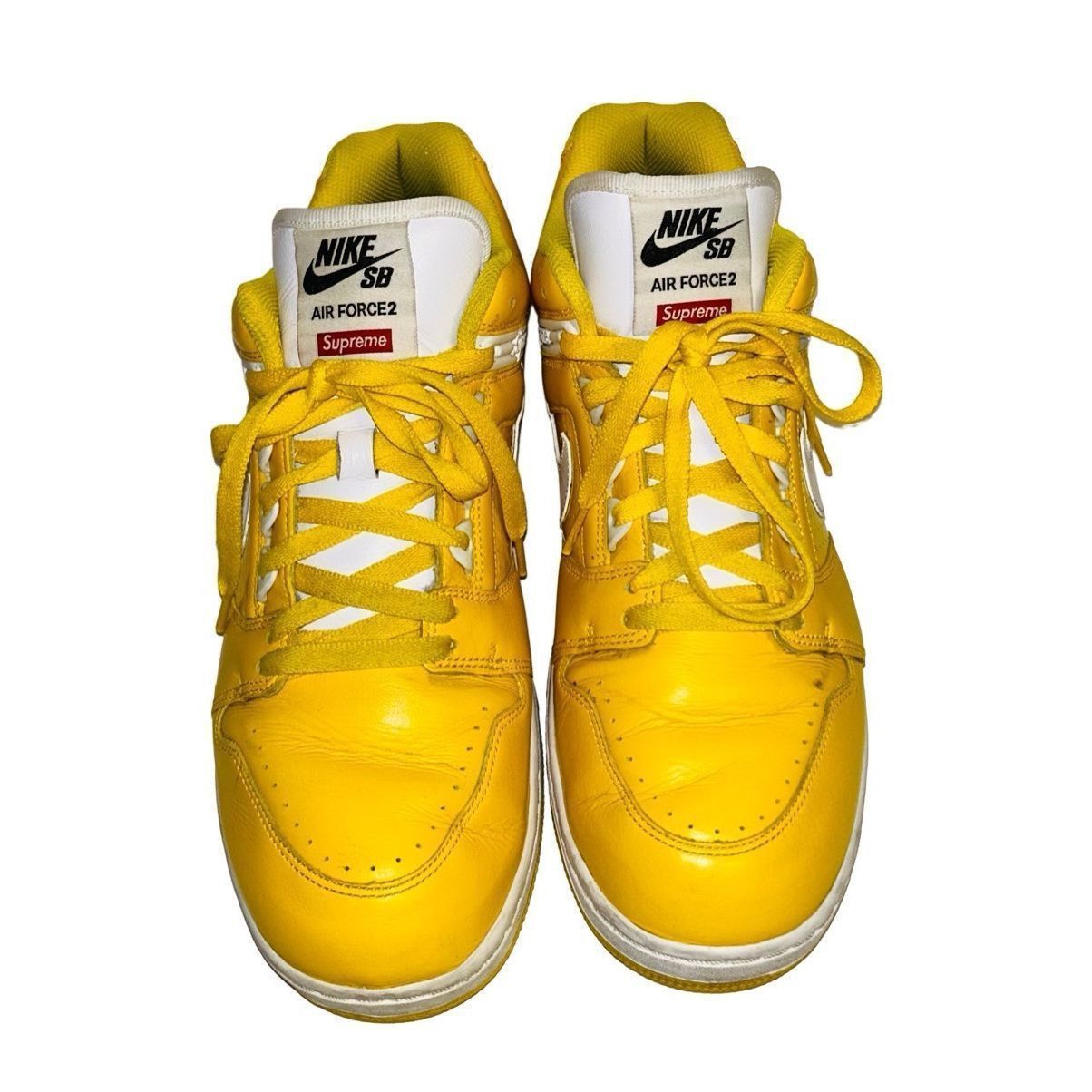 Nike Nike Air Force 2 x Supreme Yellow 2017- size 12 Size US 12 / EU 45 - 5 Thumbnail