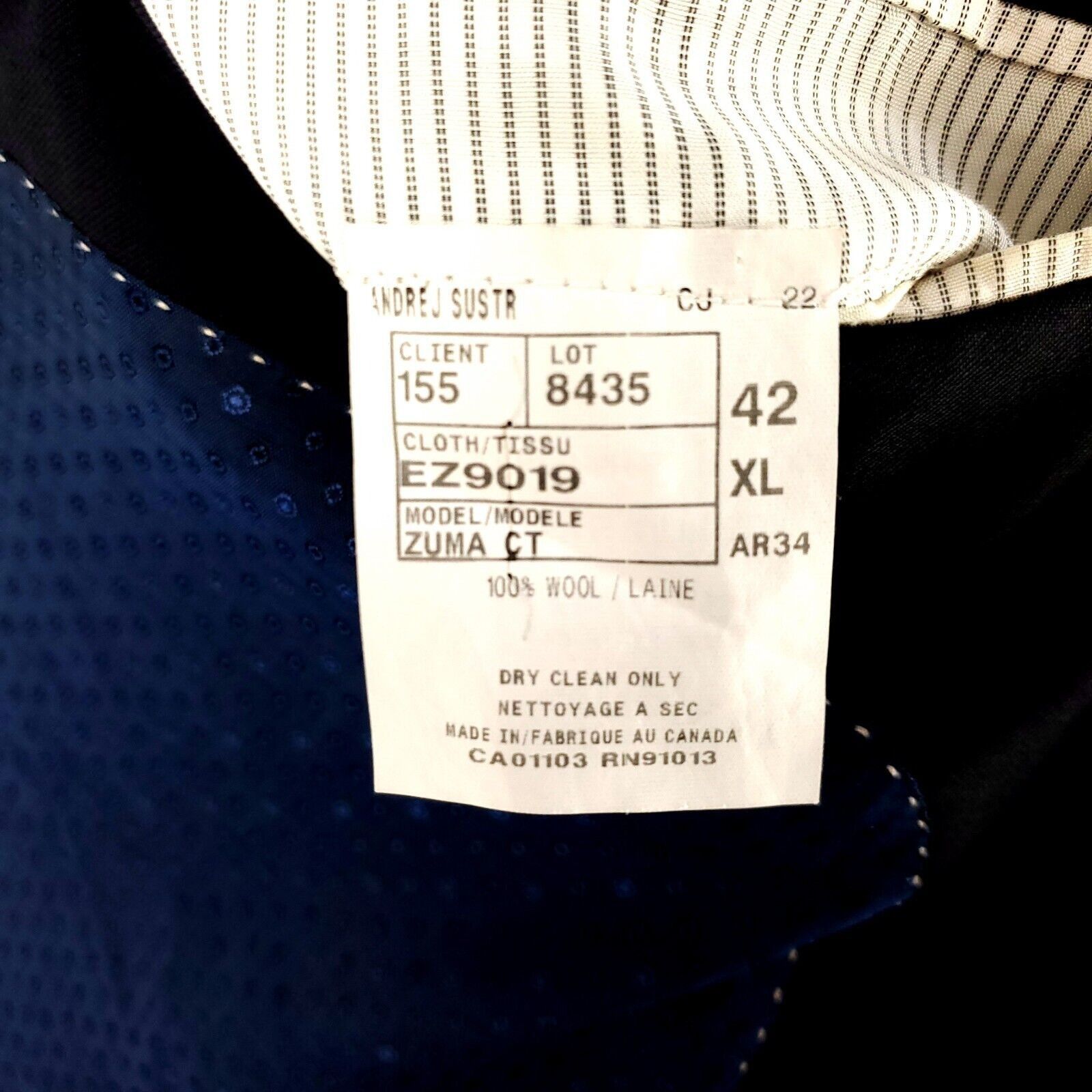 Ermenegildo Zegna × Jack Victor Jack Victor Ermenegildo Zegna Zuma Wool 2 Button Blazer 40R Size 40R - 9 Thumbnail