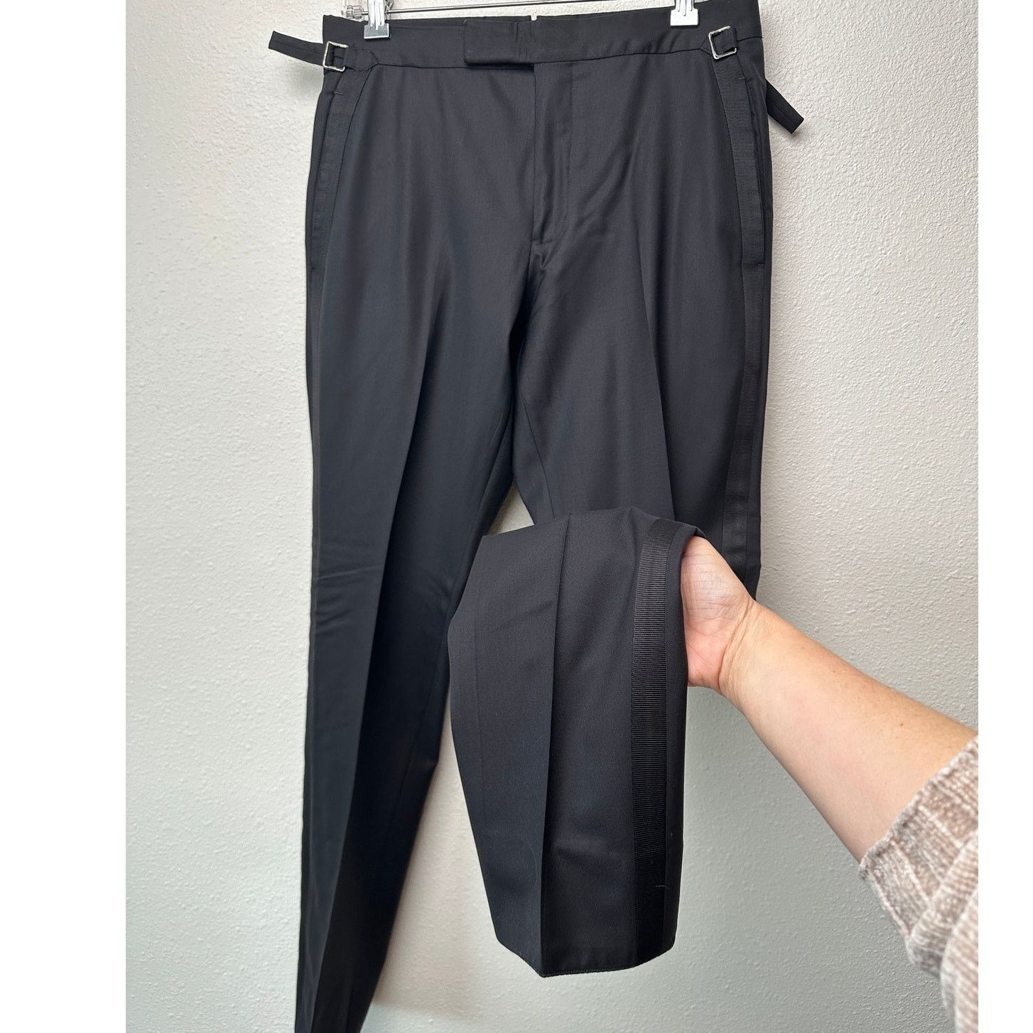 Tom Ford Tom Ford Black Tuxedo Trousers Size 46 Grosgrain Side Stripe Size US 30 / EU 46 - 1 Thumbnail