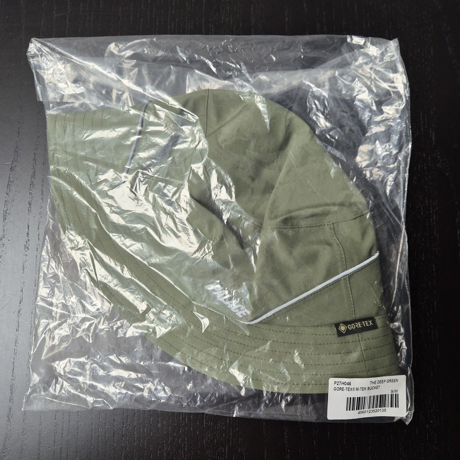 Palace Palace Gore-Tex M-Tek Bucket Hat Green S/M Brand New FW24 Size ONE SIZE - 6 Thumbnail