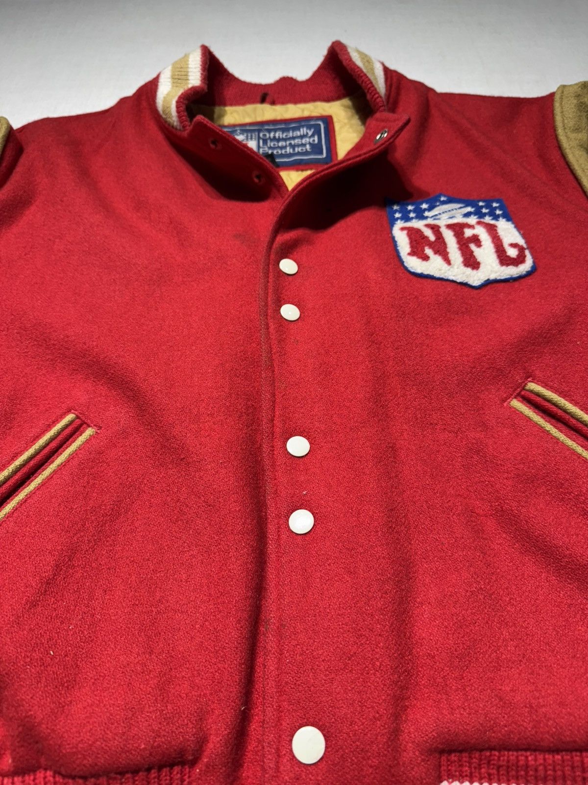 NFL VINTAGE CAMPRI SANFRANCISCO 49’ERS VASRISTY JACKET 🔴🚀 Size US M / EU 48-50 / 2 - 4 Thumbnail