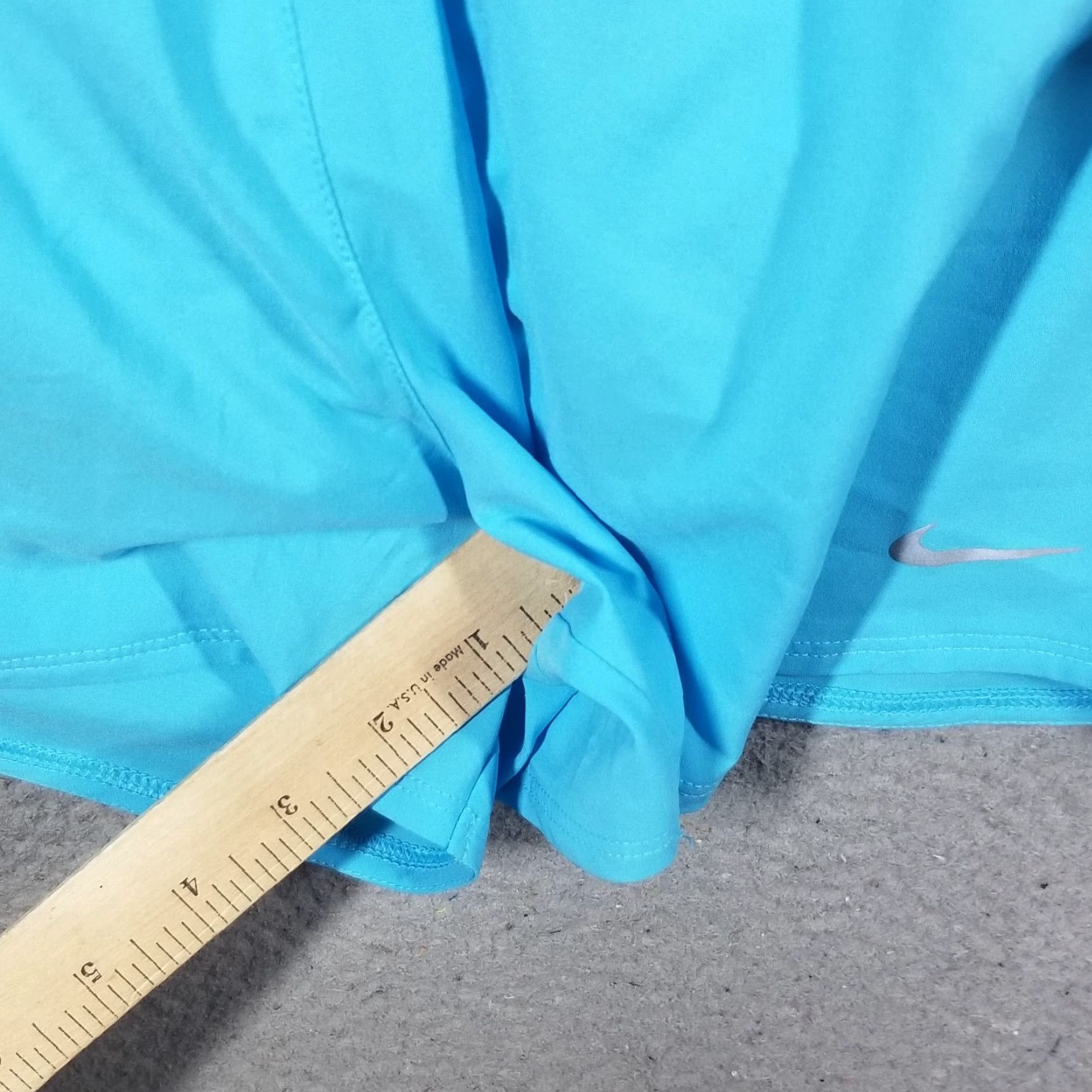 Nike Nike Women's Dri-FIT Mid-Rise Shorts 3in Activewear XL Blue Size 40" / US 18 - 6 Thumbnail