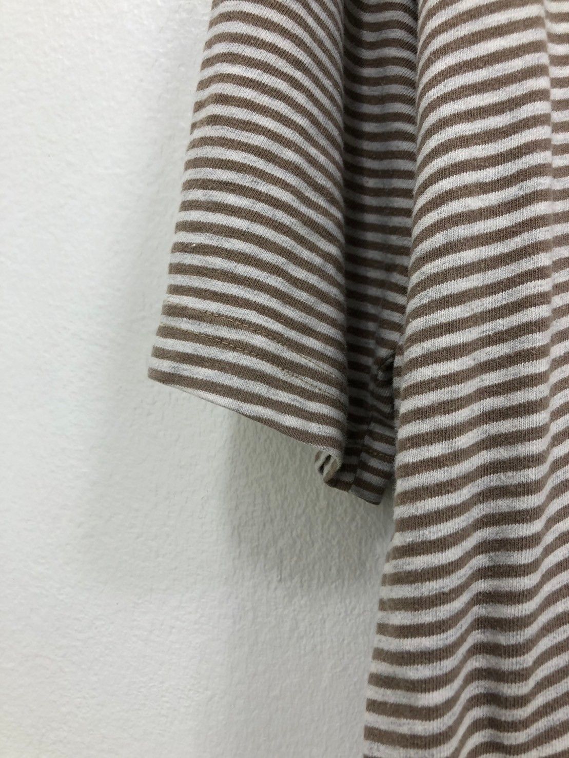 Stussy × Vintage Vintage 80-90's STUSSY striped Pocket shirt BN Size US XL / EU 56 / 4 - 7 Thumbnail