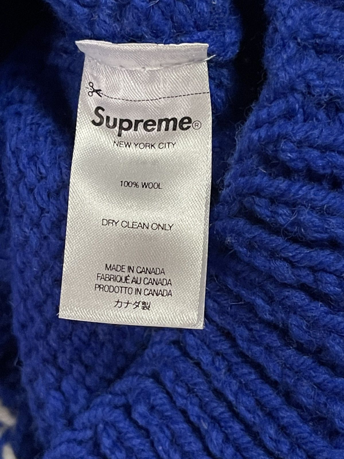 Supreme Supreme Box Logo Cowichan Size US M / EU 48-50 / 2 - 5 Thumbnail