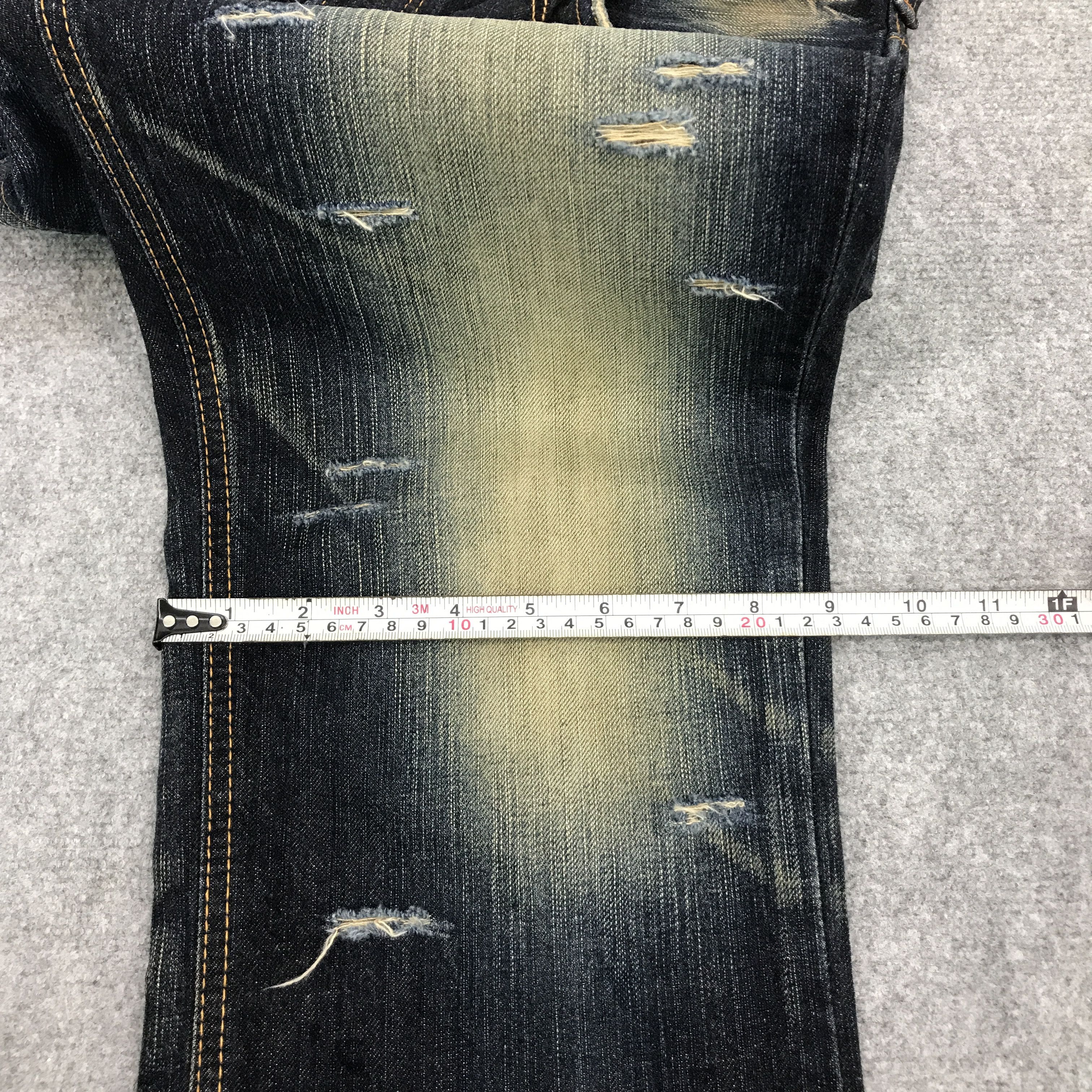 Edwin × If Six Was Nine FLARE EDWIN JAPAN BOOTCUT DISTRESSED DENIM PANTS Size US 30 / EU 46 - 6 Thumbnail