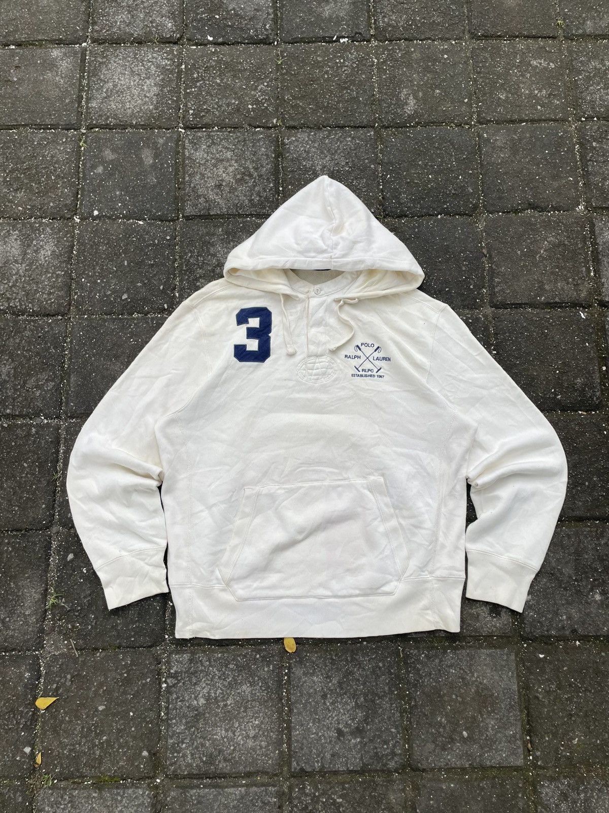 Polo Ralph Lauren × Vintage Vintage Hoodie Polo Ralph Lauren Size US XL / EU 56 / 4 - 1 Thumbnail