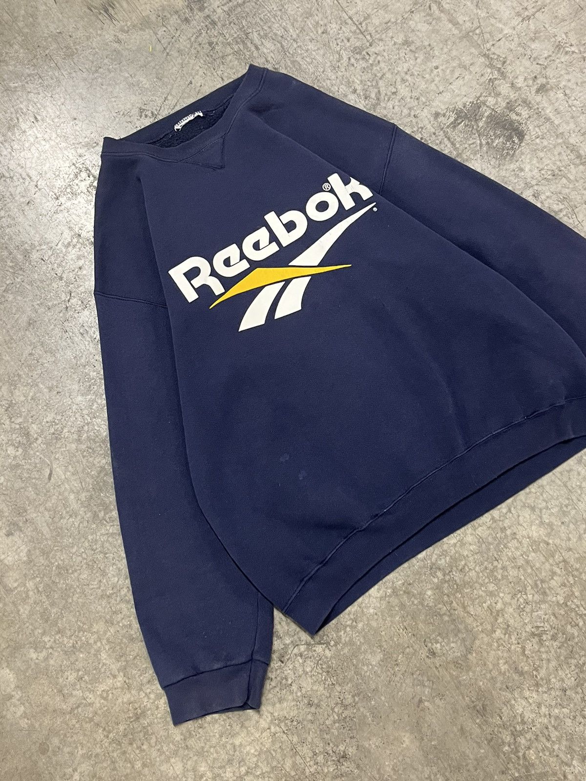 Reebok × Vintage Vintage Reebok boxy fit crewneck streetwear 90 hype rare Size US XL / EU 56 / 4 - 5 Thumbnail