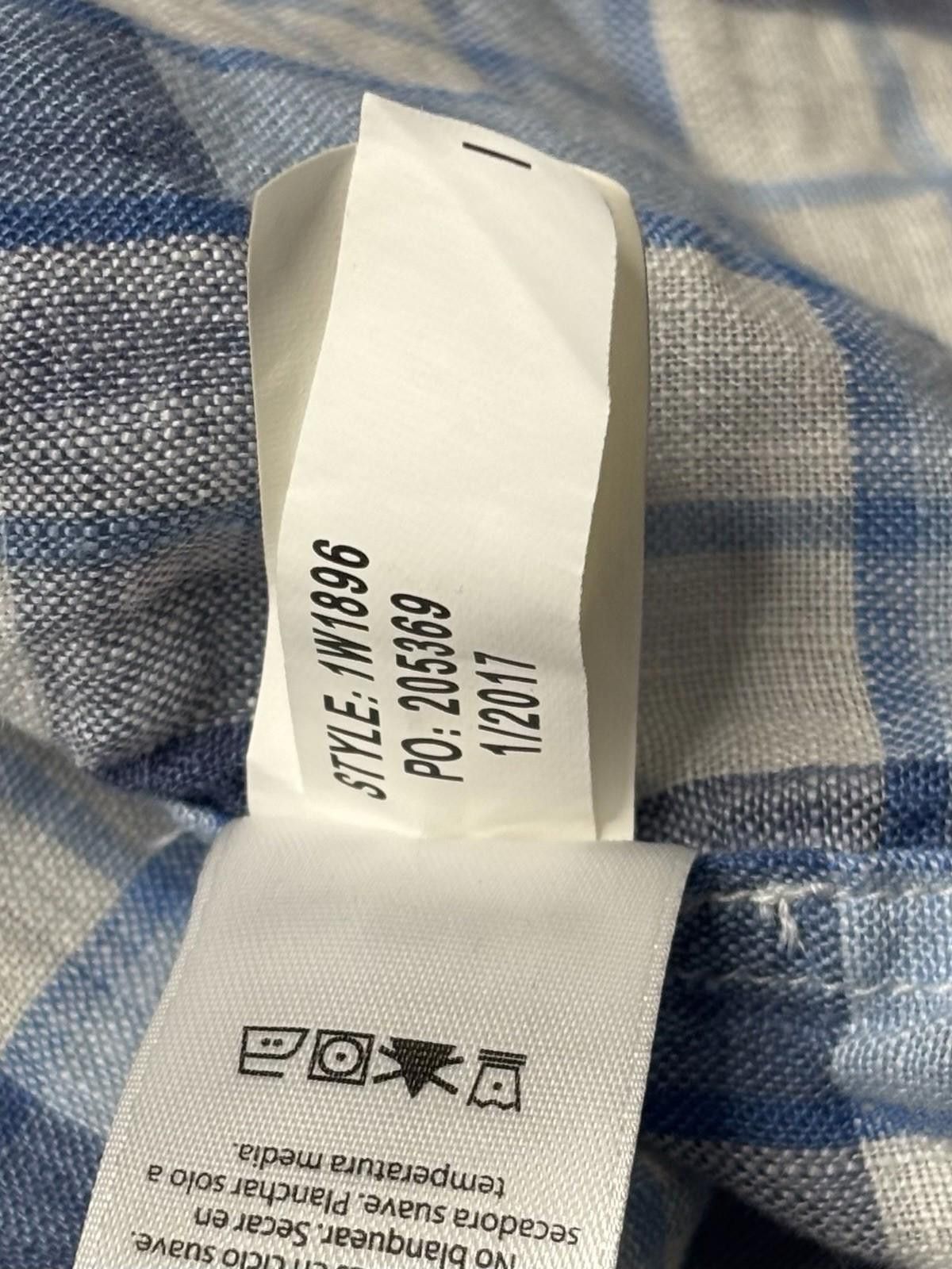 Vineyard Vines Vineyard Vines Shirt Mens Medium Linen Classic Murray Plaid Size US M / EU 48-50 / 2 - 10 Thumbnail