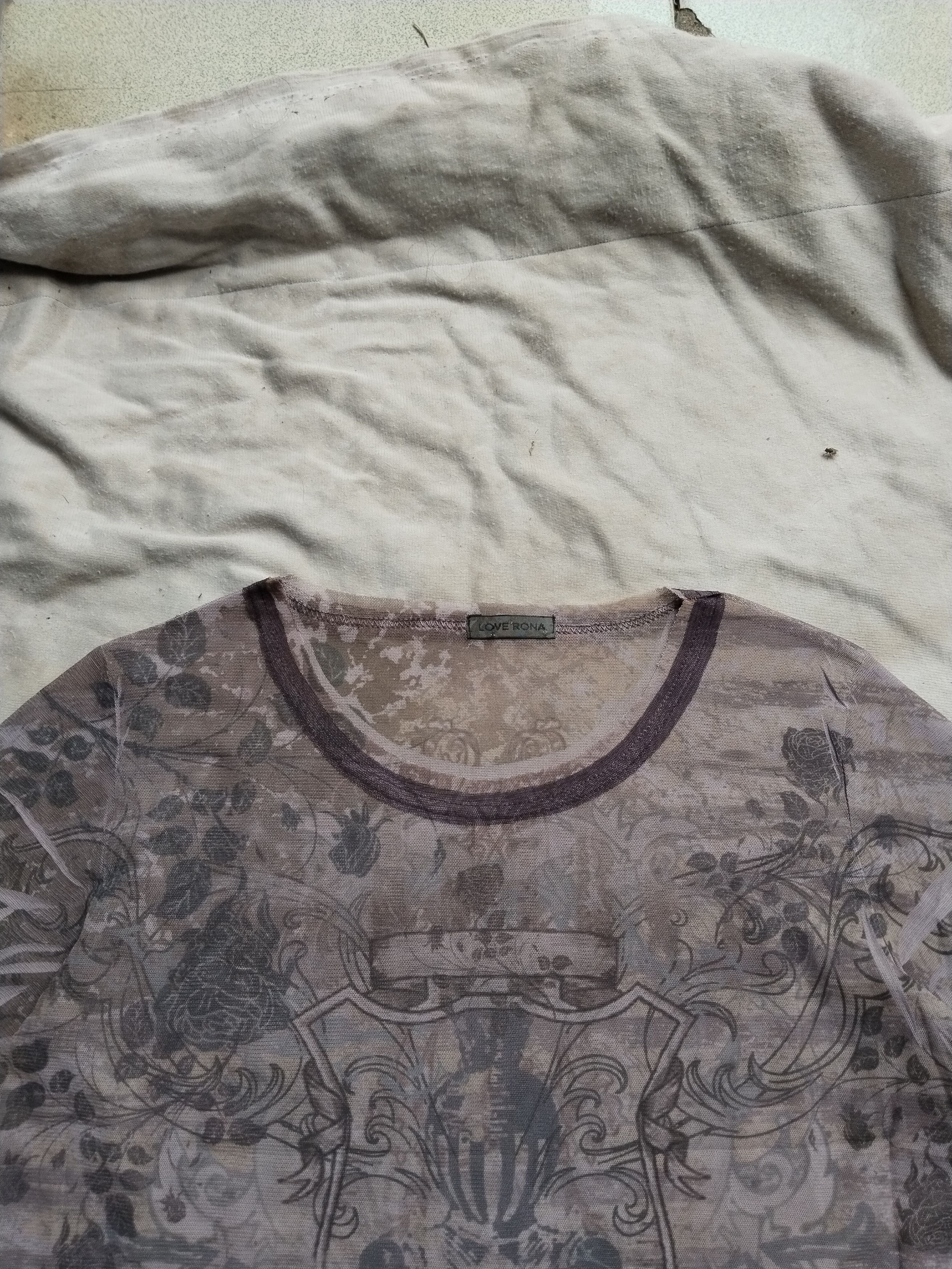 Jean Paul Gaultier Love rona shield tattoos mesh shirt Size US M / EU 48-50 / 2 - 3 Thumbnail